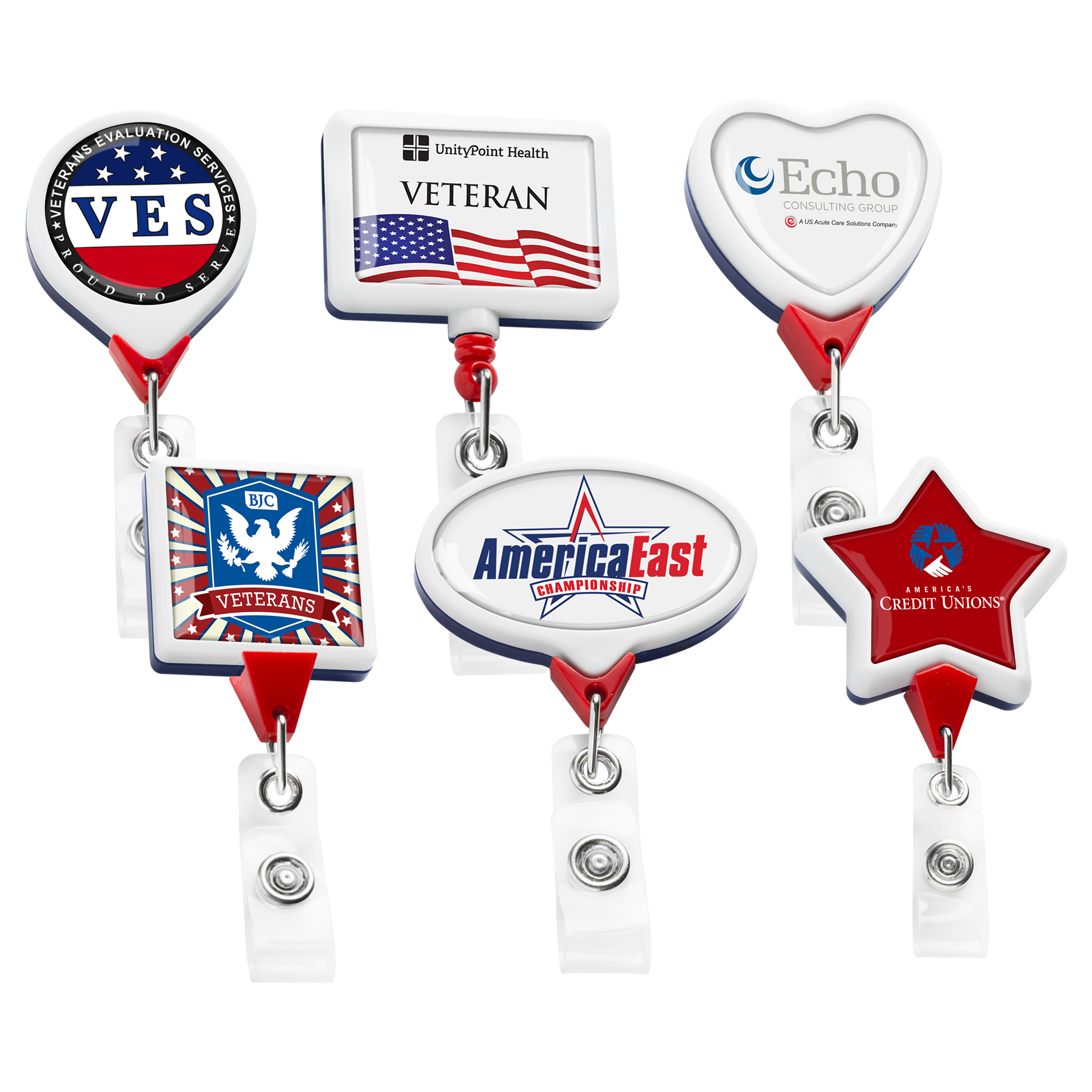 BHU | JUMBO Patriot Badge Reels