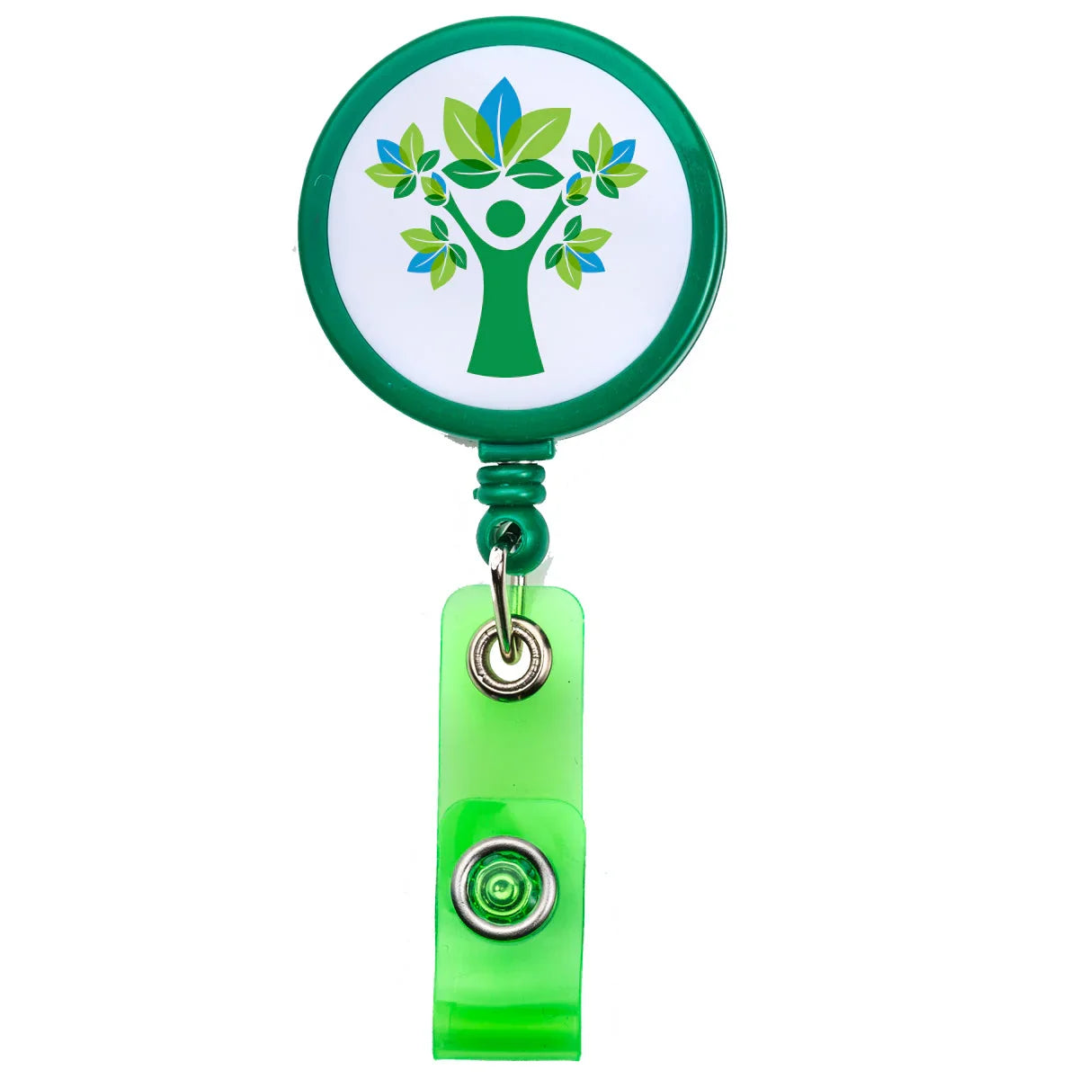 BHW44 | White Face Badge Reel