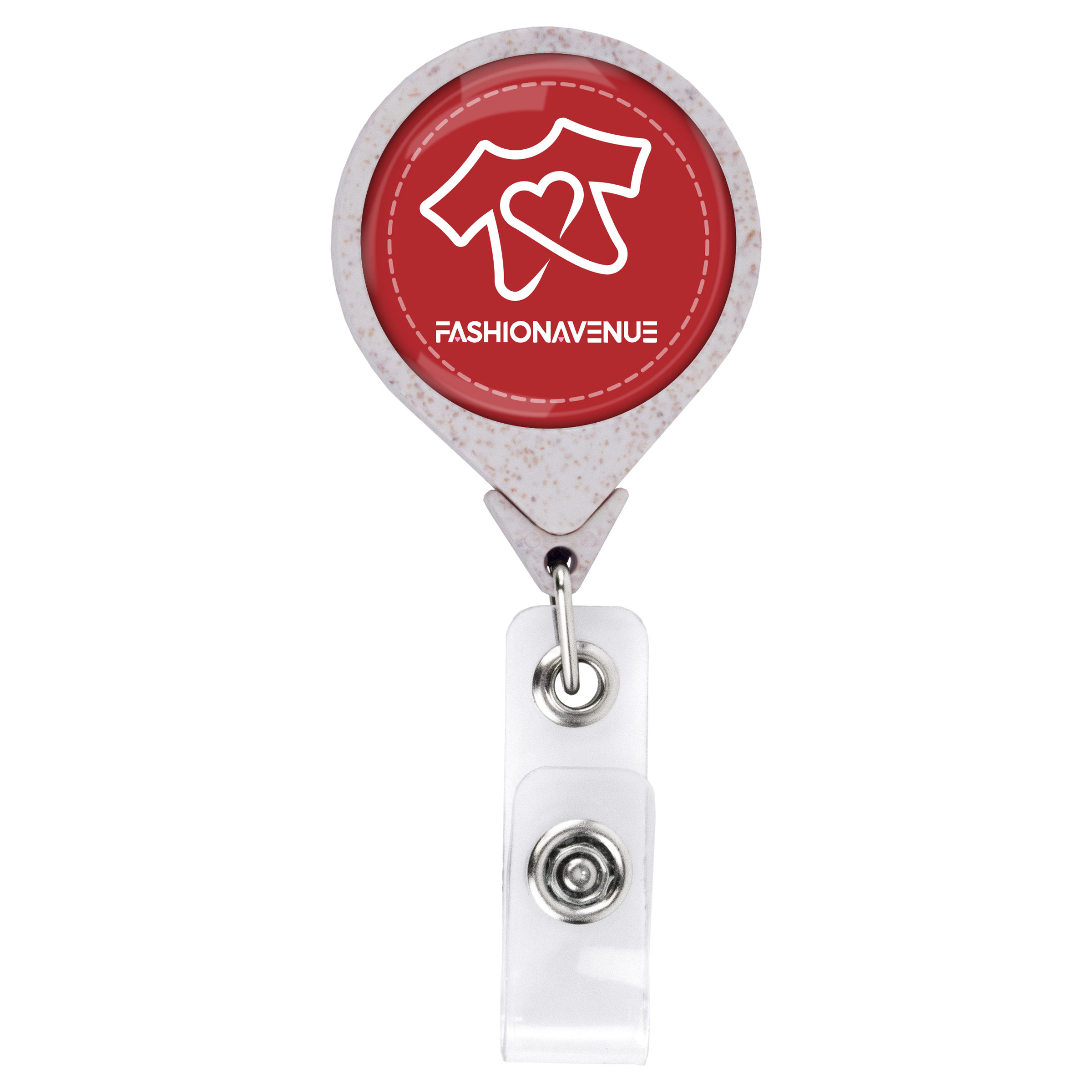 BHWS44 | JUMBO Wheat Straw Round Badge Reel