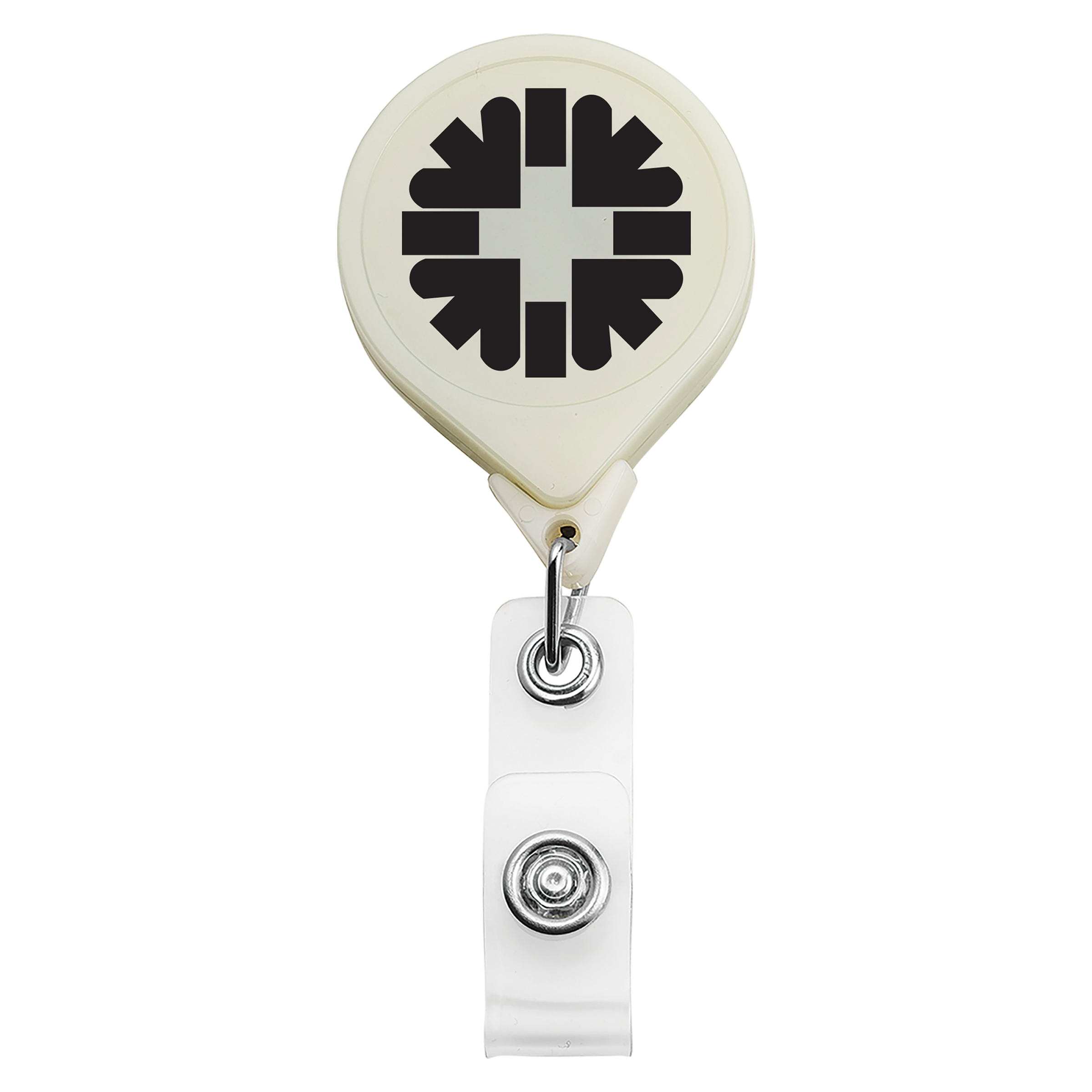 BHX44 | JUMBO Glow-in-the-Dark Round Badge Reel