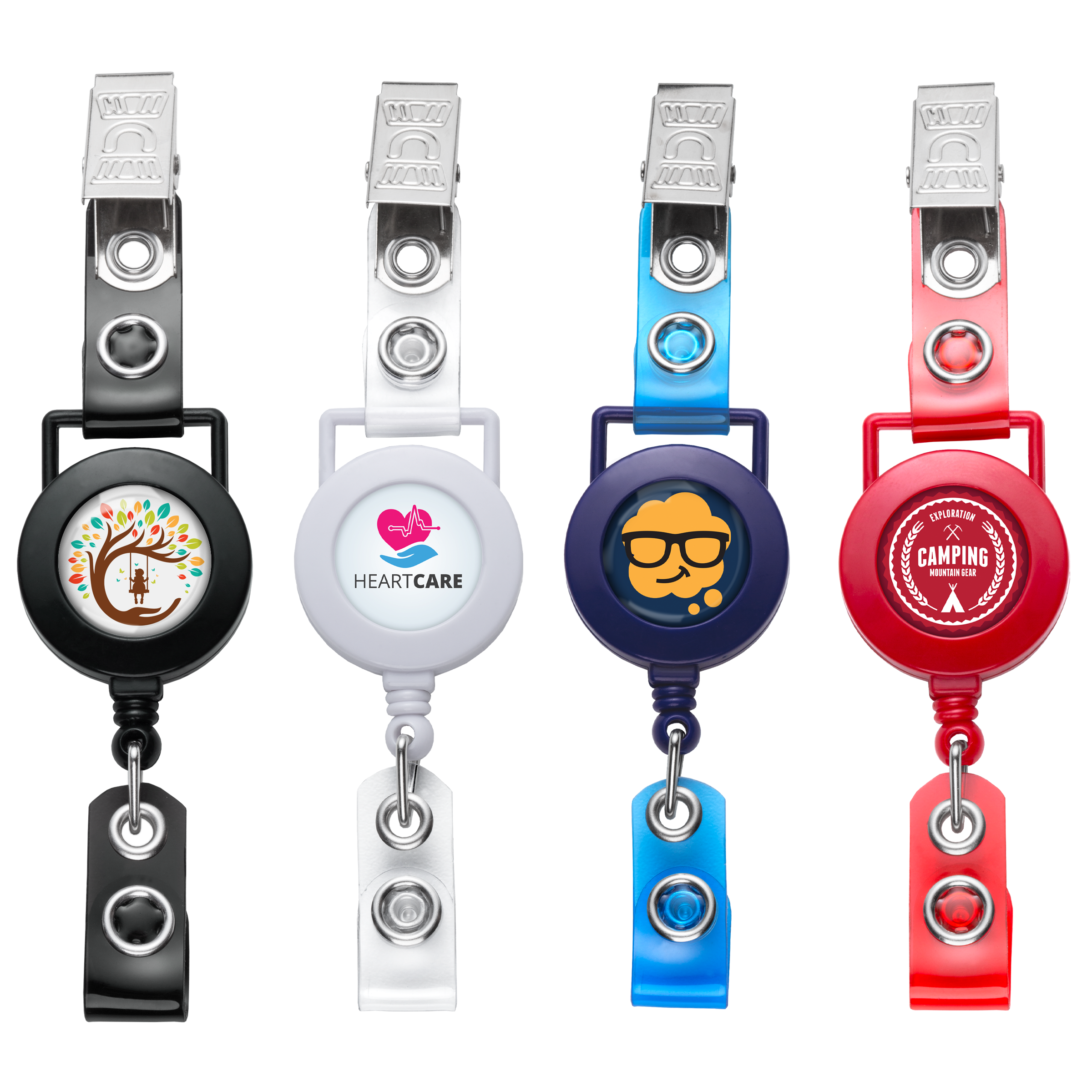 BHY4 | Round Hanger Badge Reel