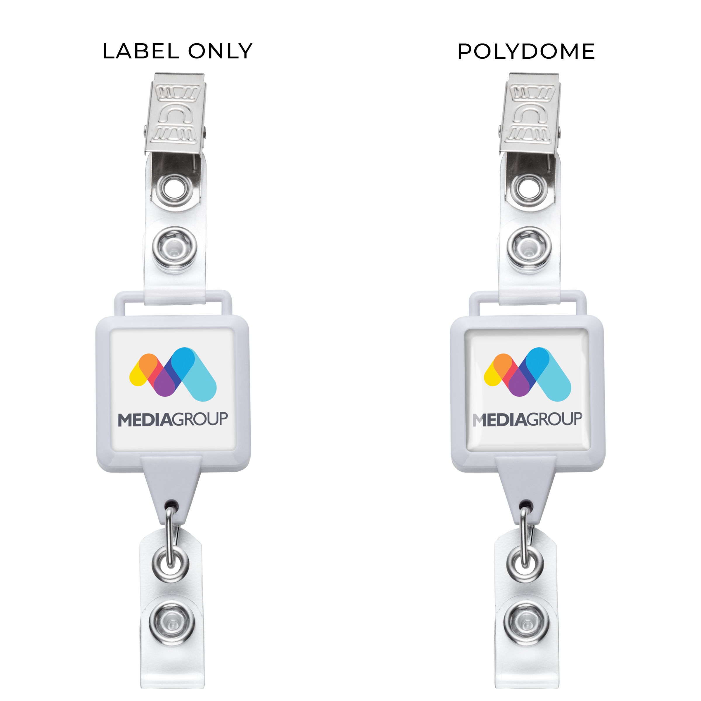 BHY5 | Square Hanger Badge Reel