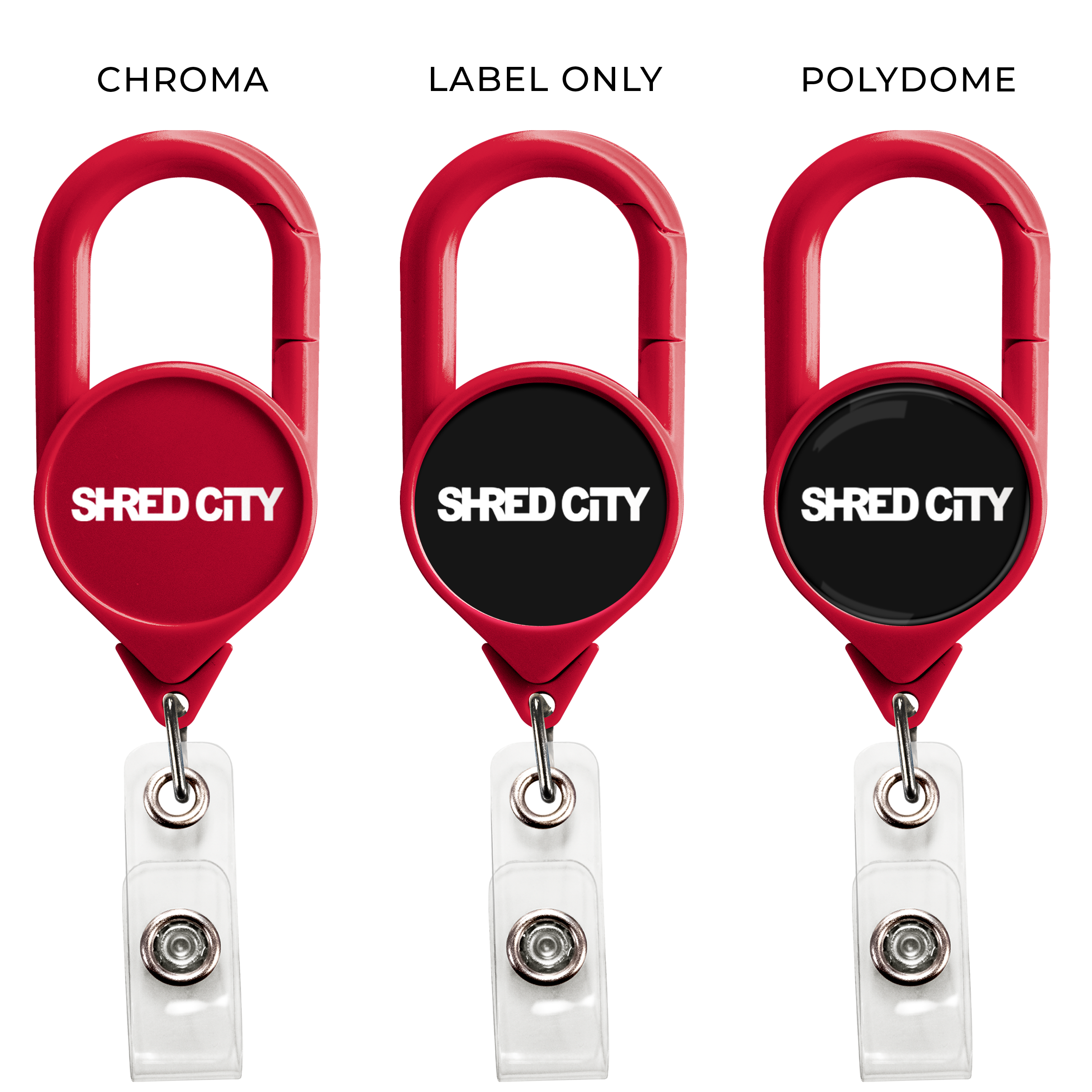 BH0069 | JUMBO Carabiner Badge Reel