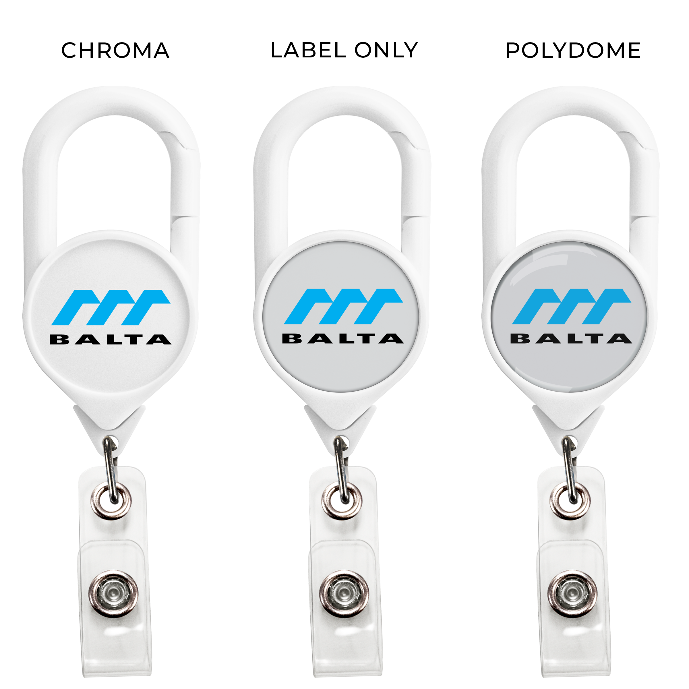 BH0069 | JUMBO Carabiner Badge Reel