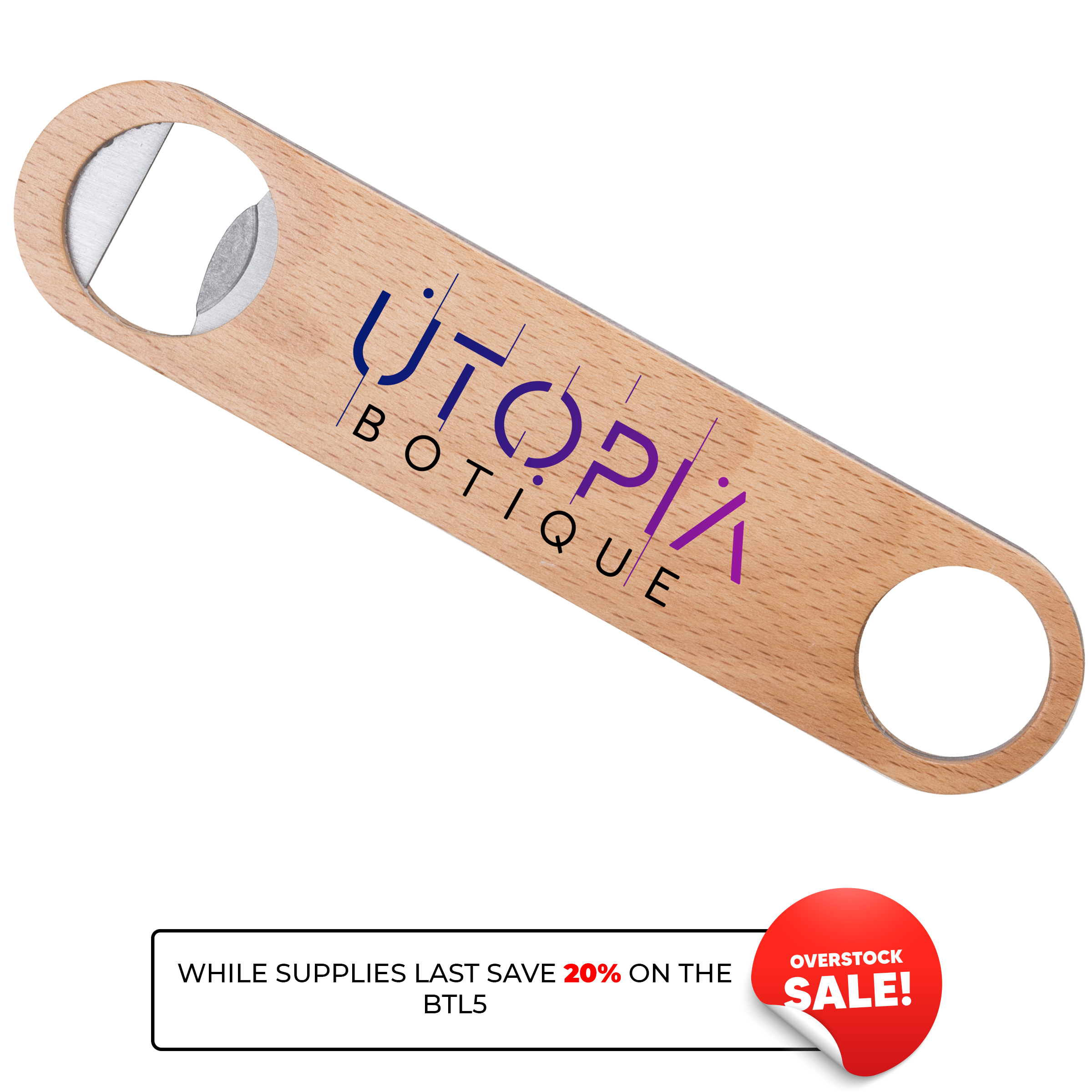 BTL5 | Big Wood Paddle Bottle Opener