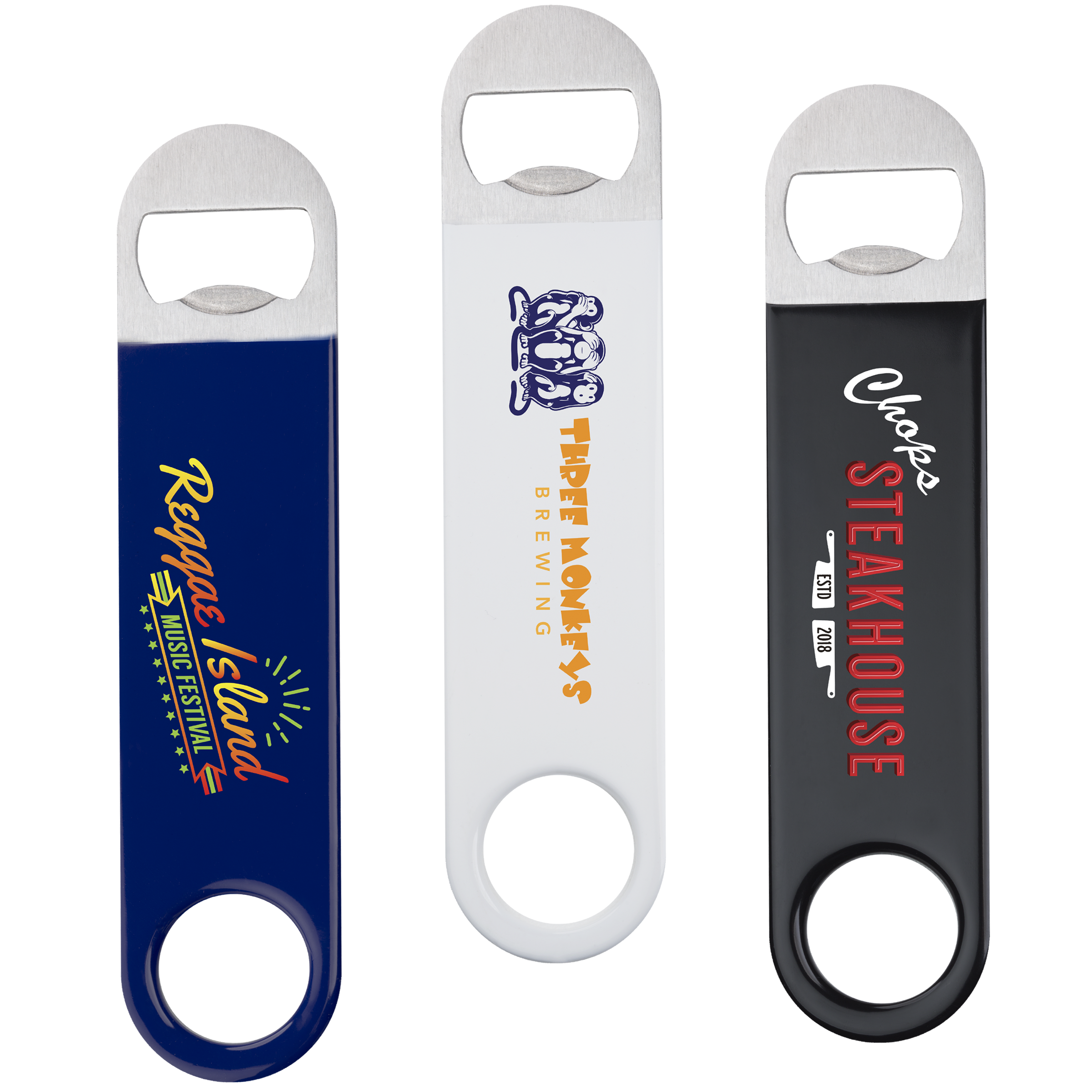 BTL9 | Wrapped Metal Paddle Bottle Opener