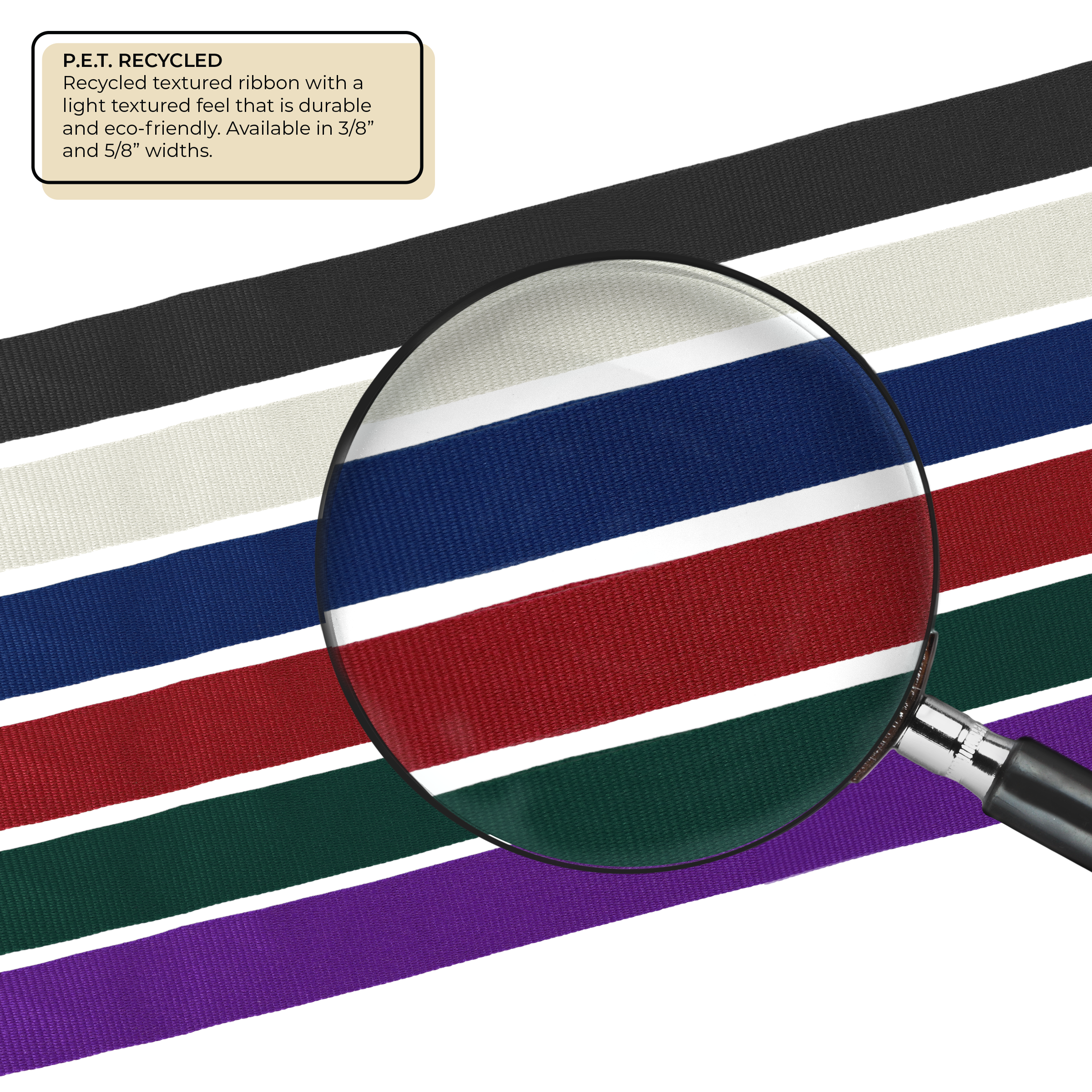BH2060 | 3/8" P.E.T. Recycled Silkscreen Lanyards