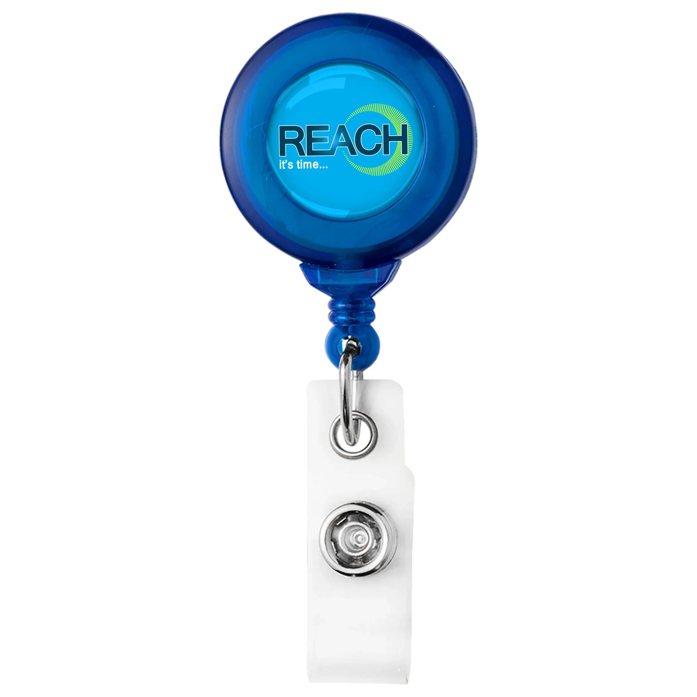 TBH12 | Translucent No-Twist Round Badge Reel