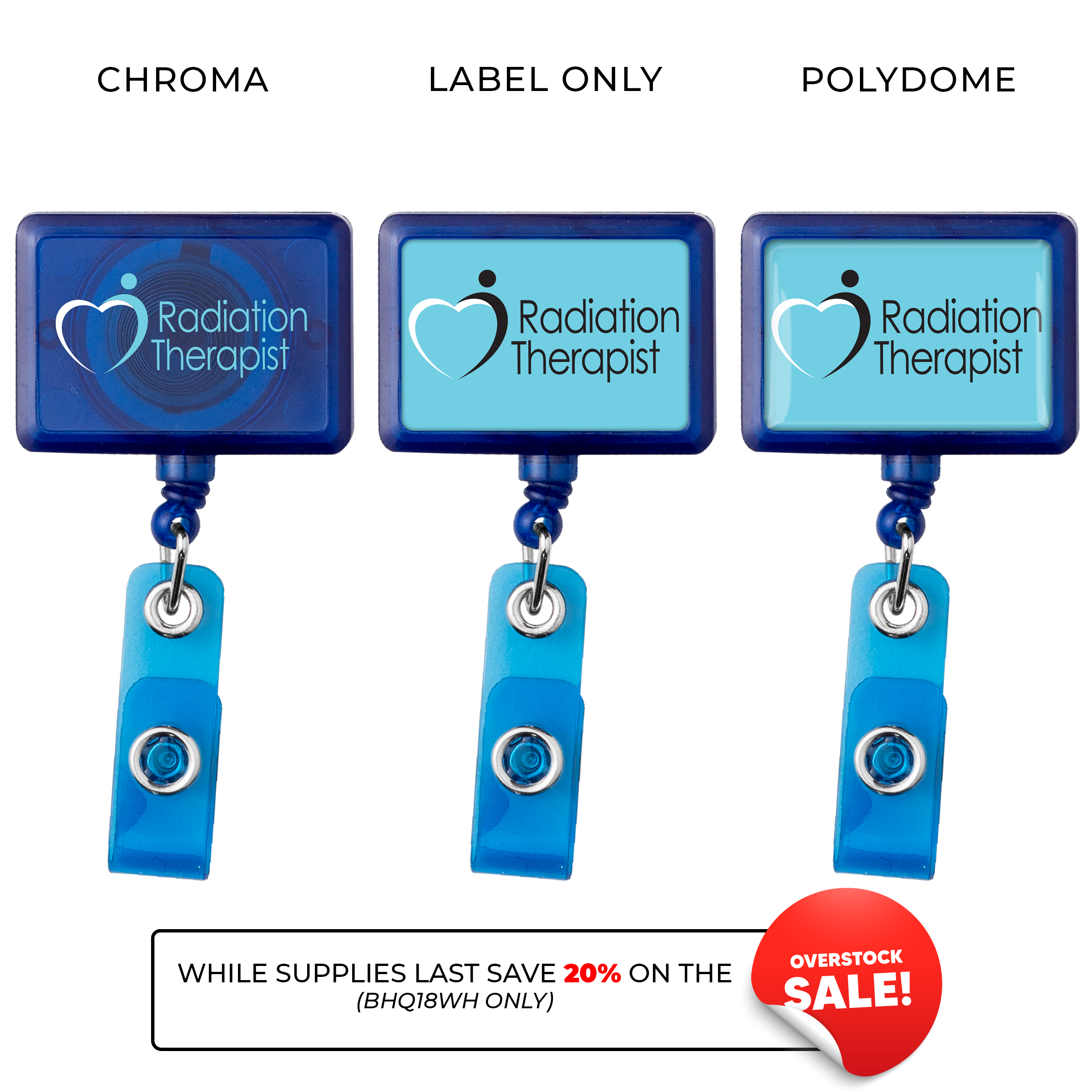 TBH18 | JUMBO Translucent Rectangle Badge Reel