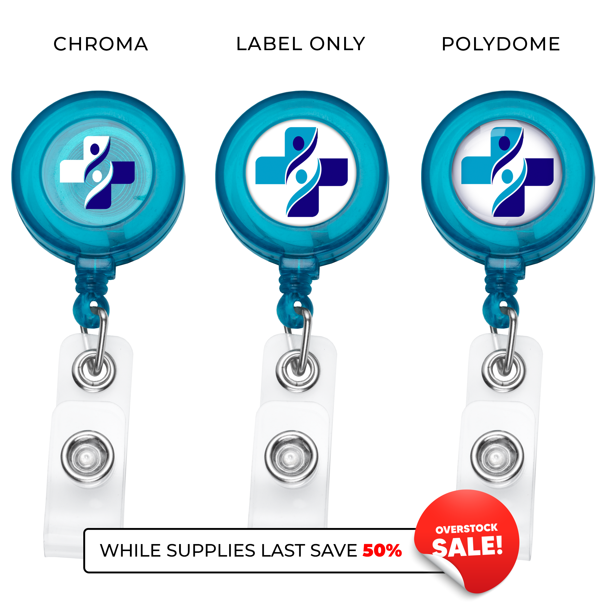 TBH1 | BETTER Translucent Round Badge Reel