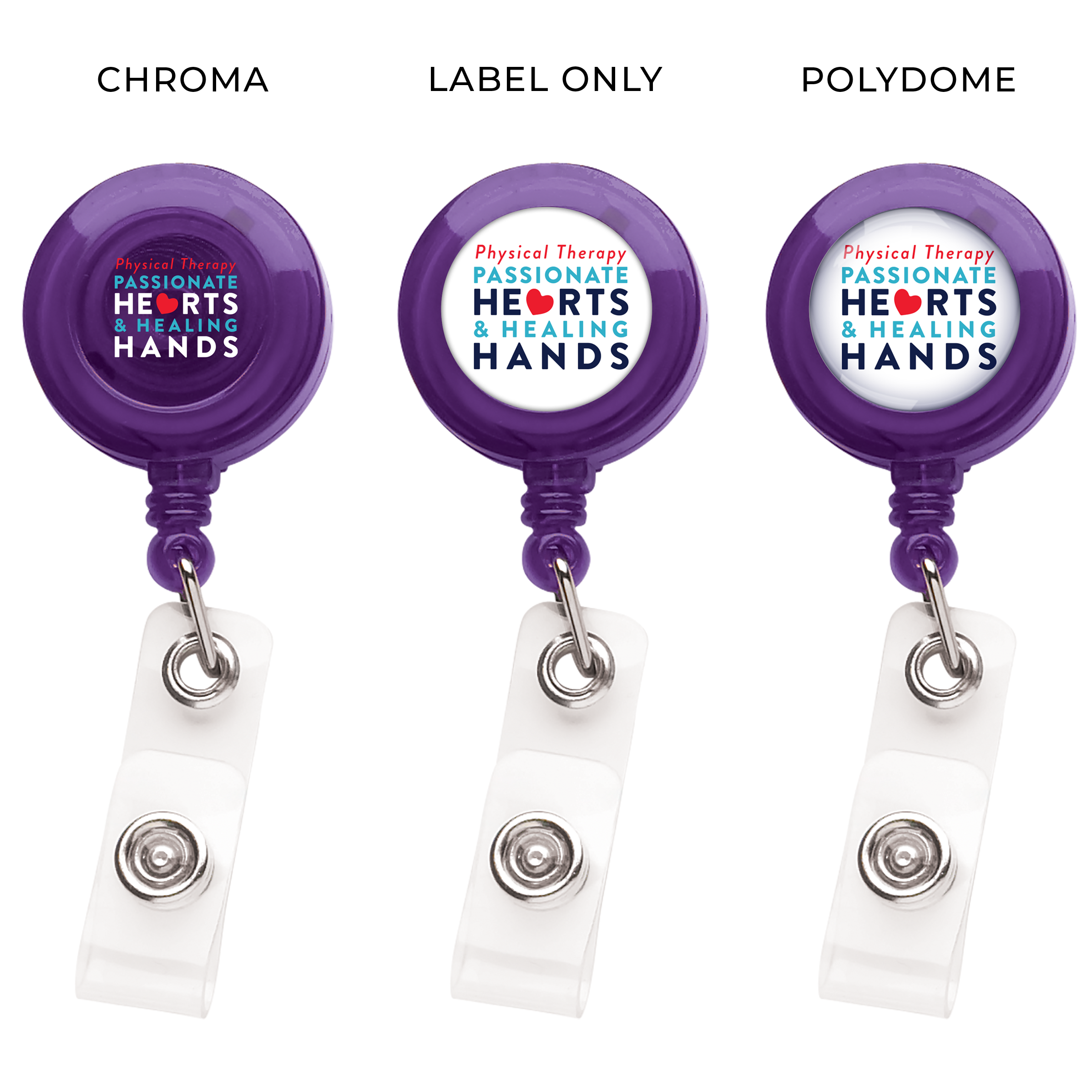 TBH1 | BETTER Translucent Round Badge Reel