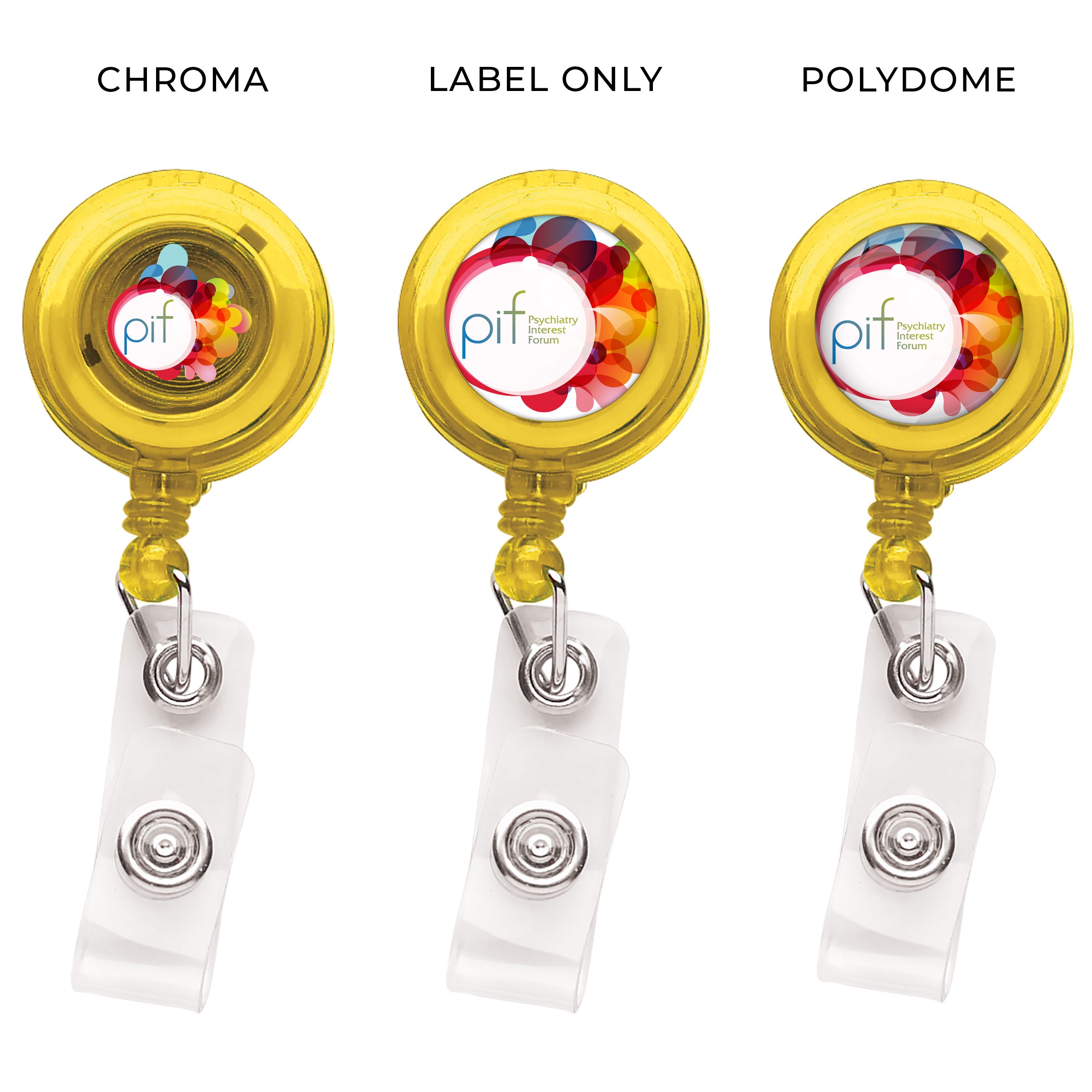 TBH1 | BETTER Translucent Round Badge Reel