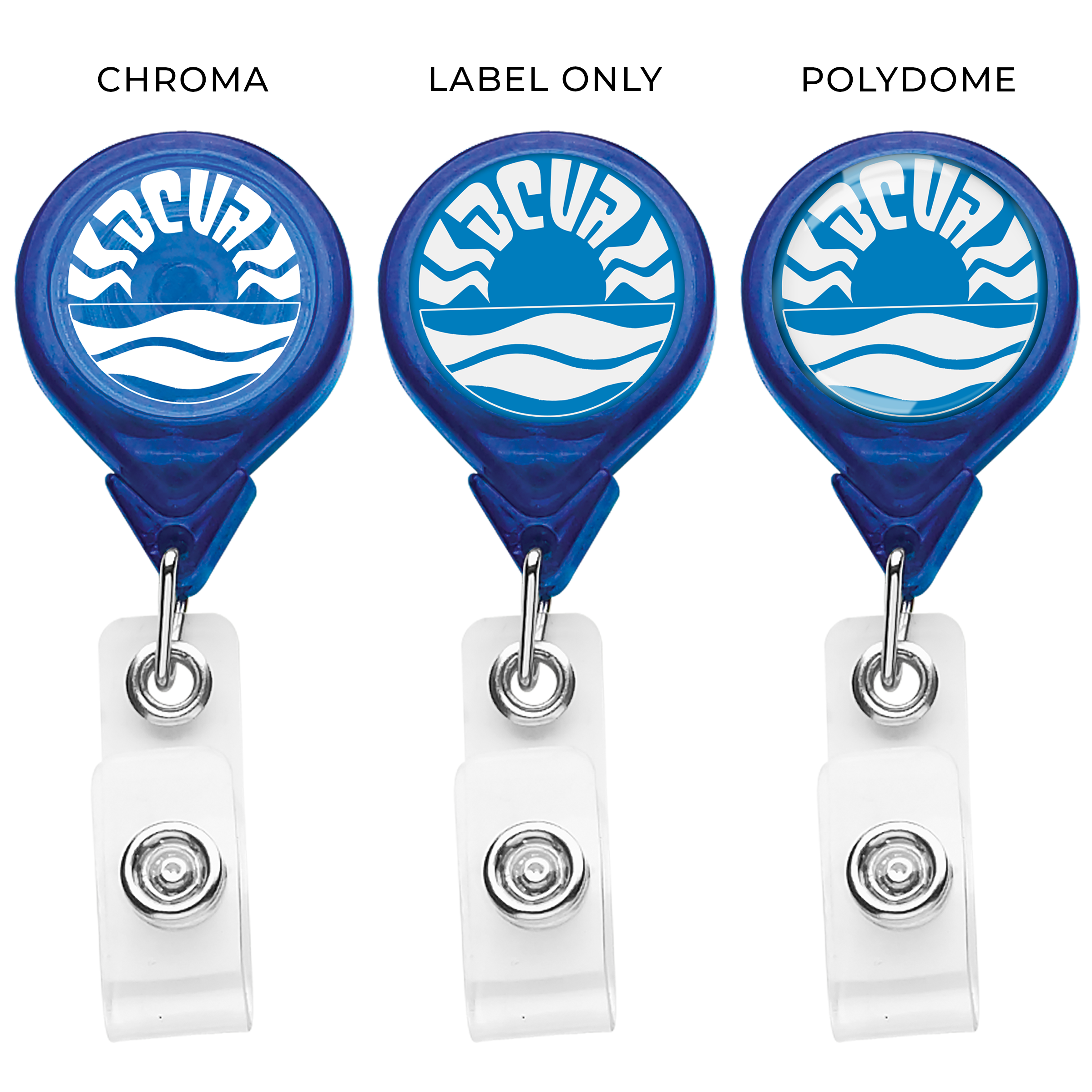 TBH3 | BEST Translucent Round Badge Reel