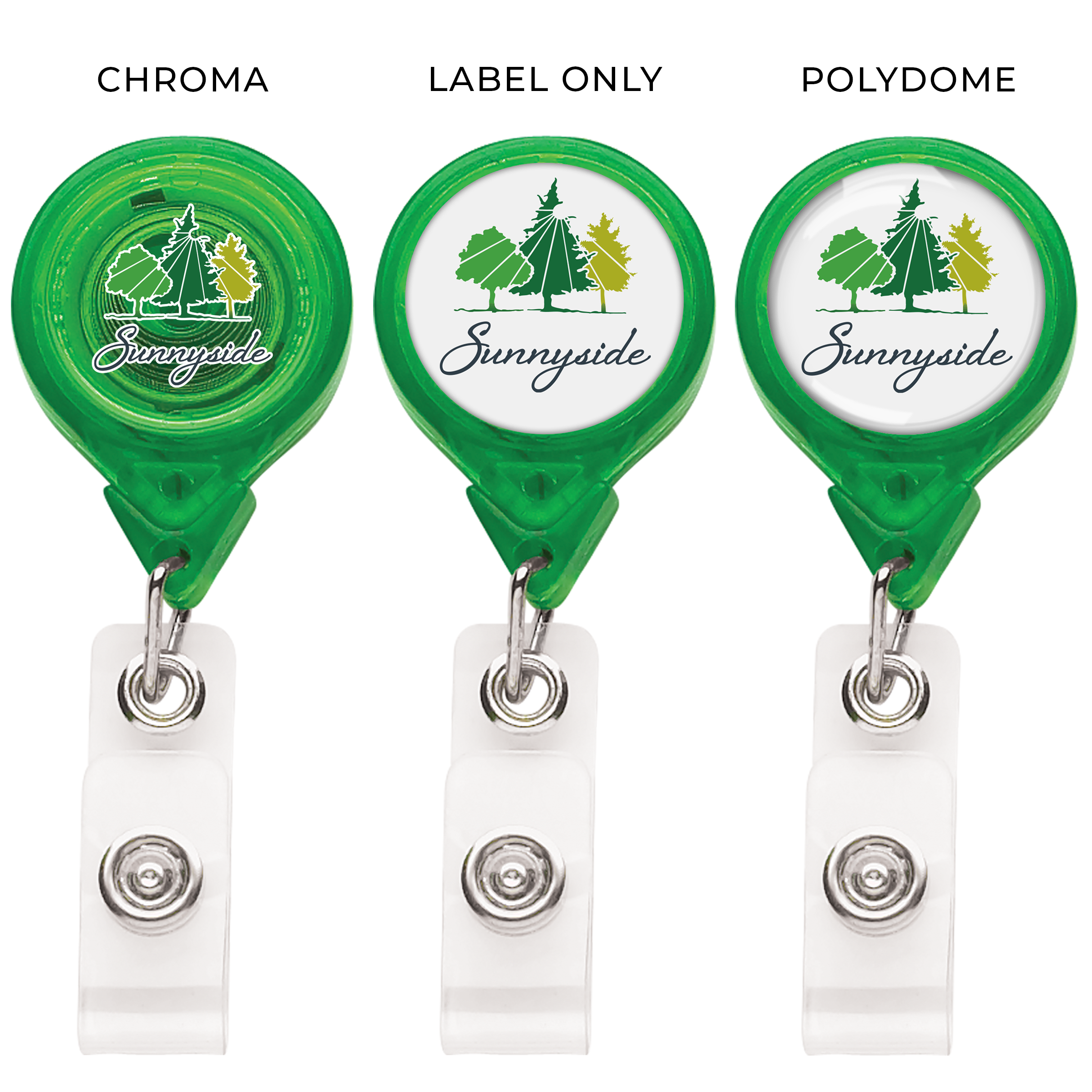 TBH3 | BEST Translucent Round Badge Reel