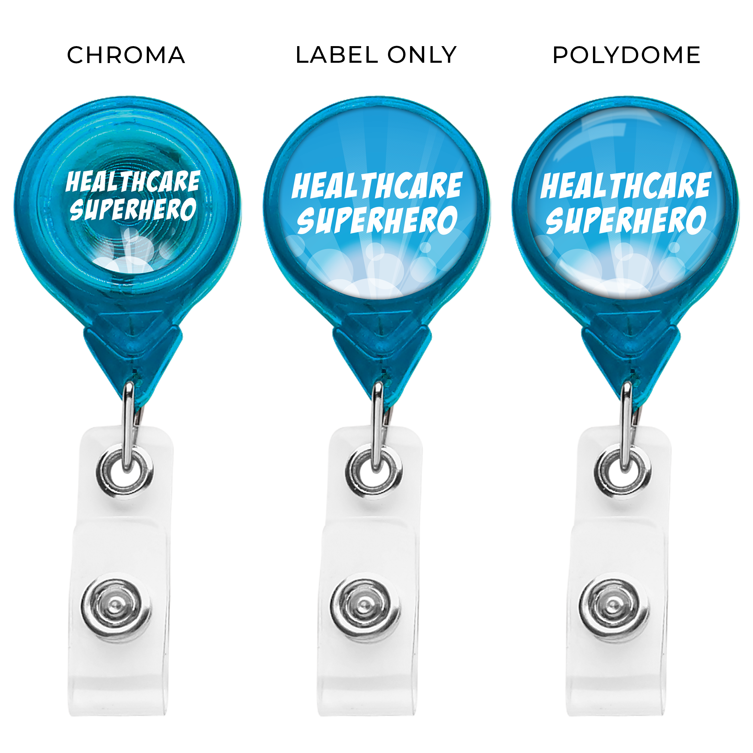 TBH3 | BEST Translucent Round Badge Reel