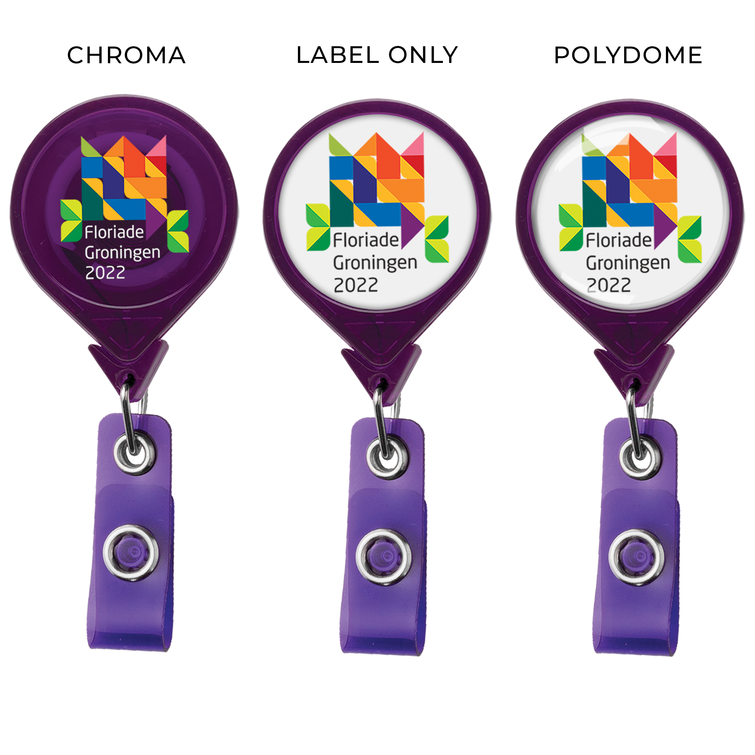 TBH44 | JUMBO Translucent Round Badge Reel