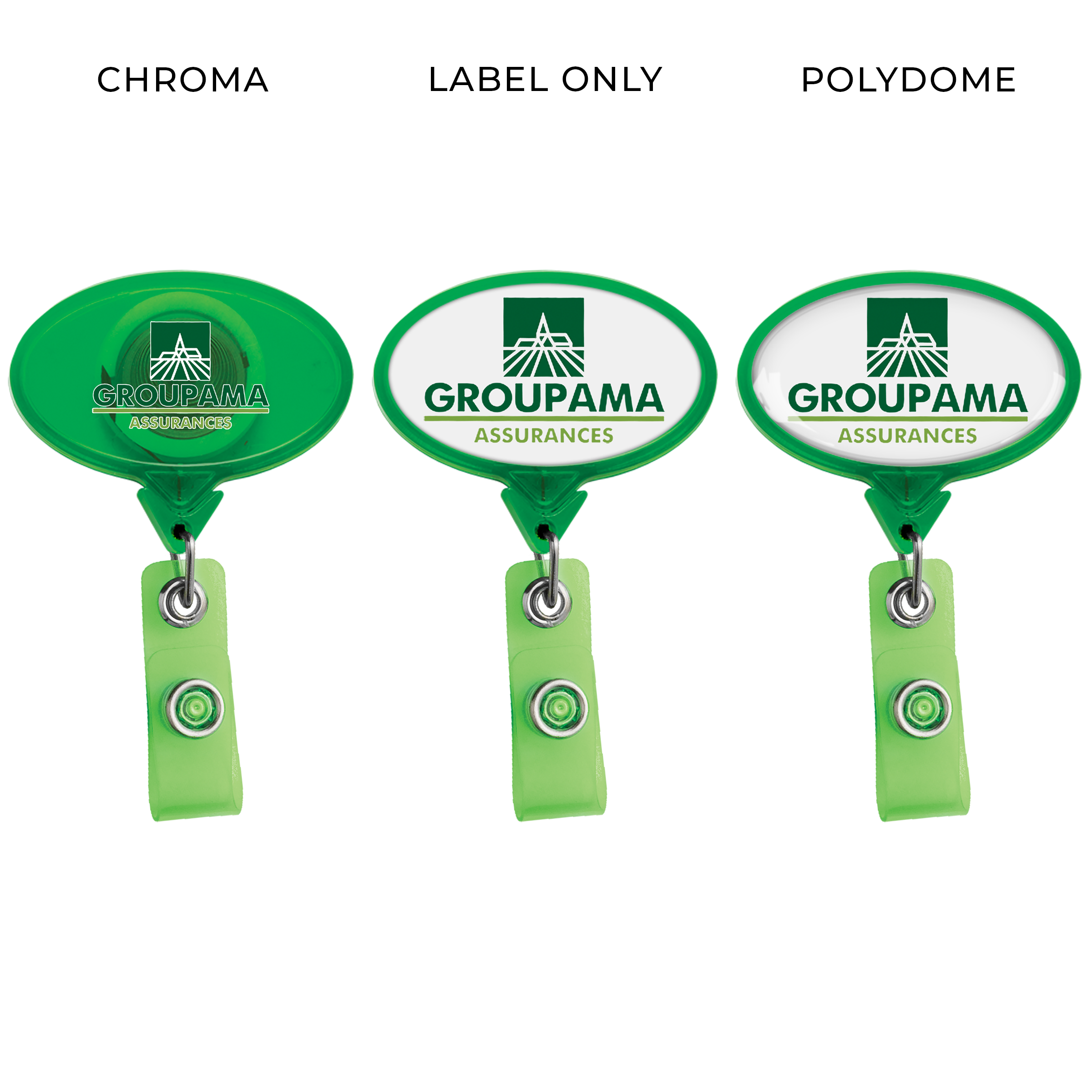 TBH66 | JUMBO Translucent Oval Badge Reel