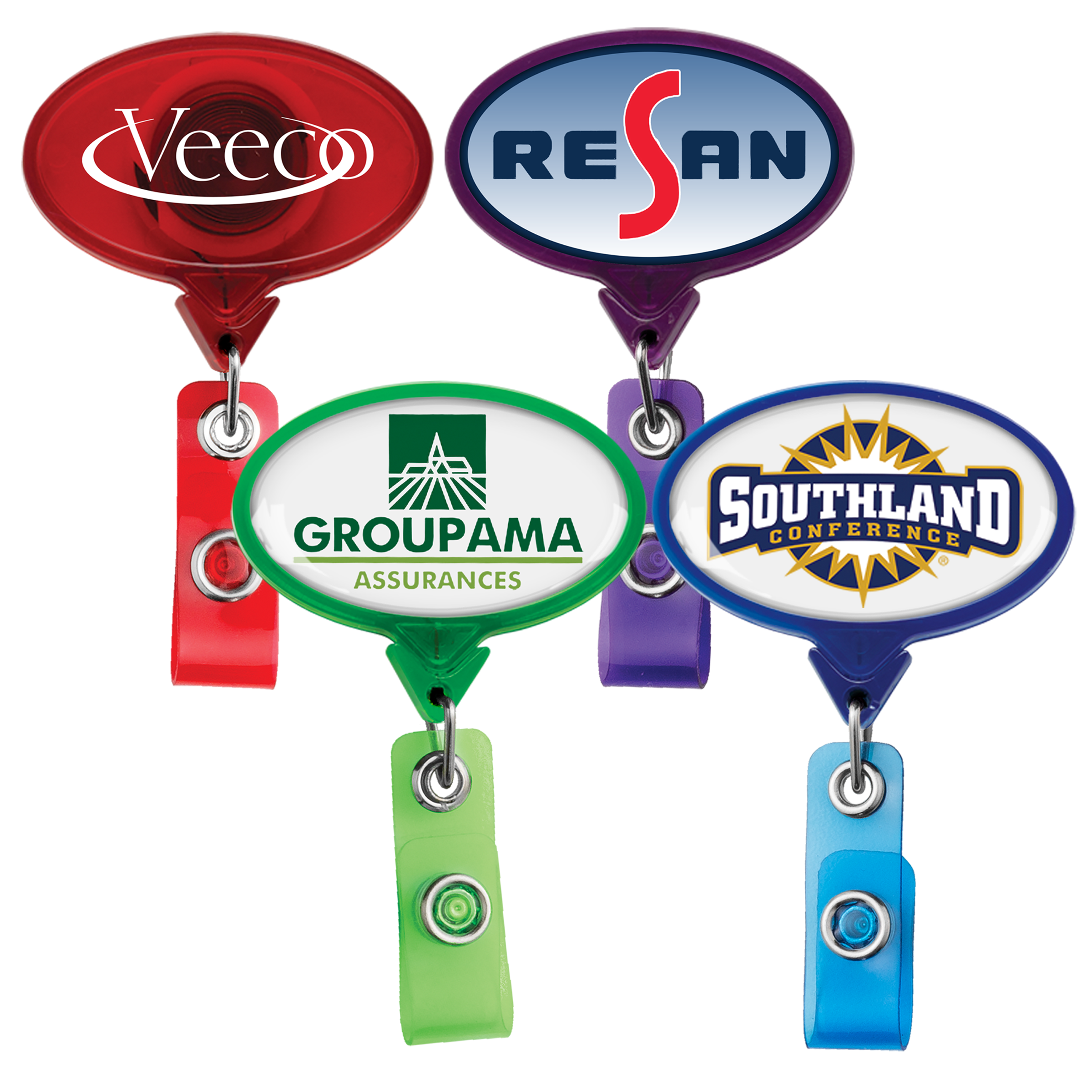TBH66 | JUMBO Translucent Oval Badge Reel