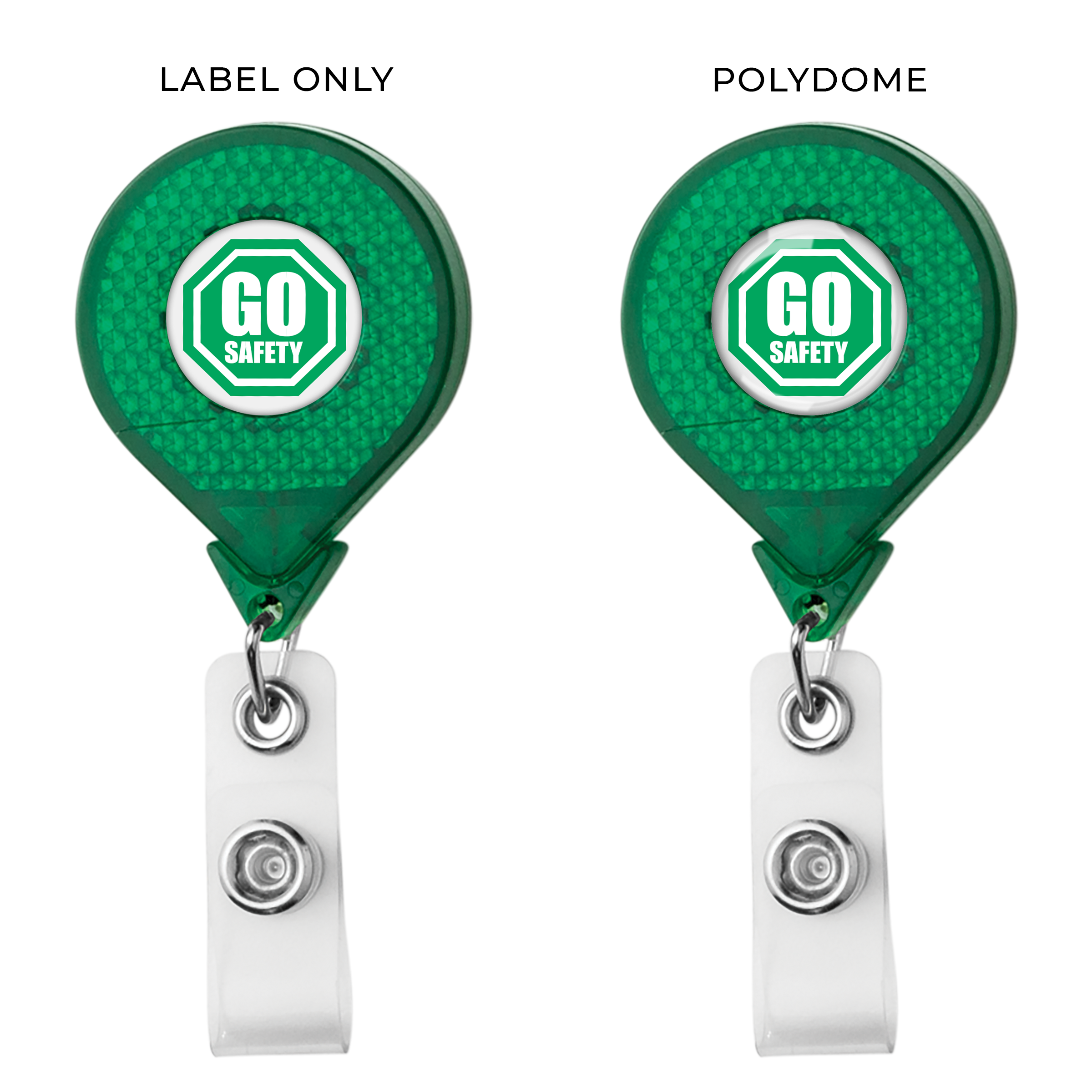 TBH77 | JUMBO Round Reflective Badge Reel