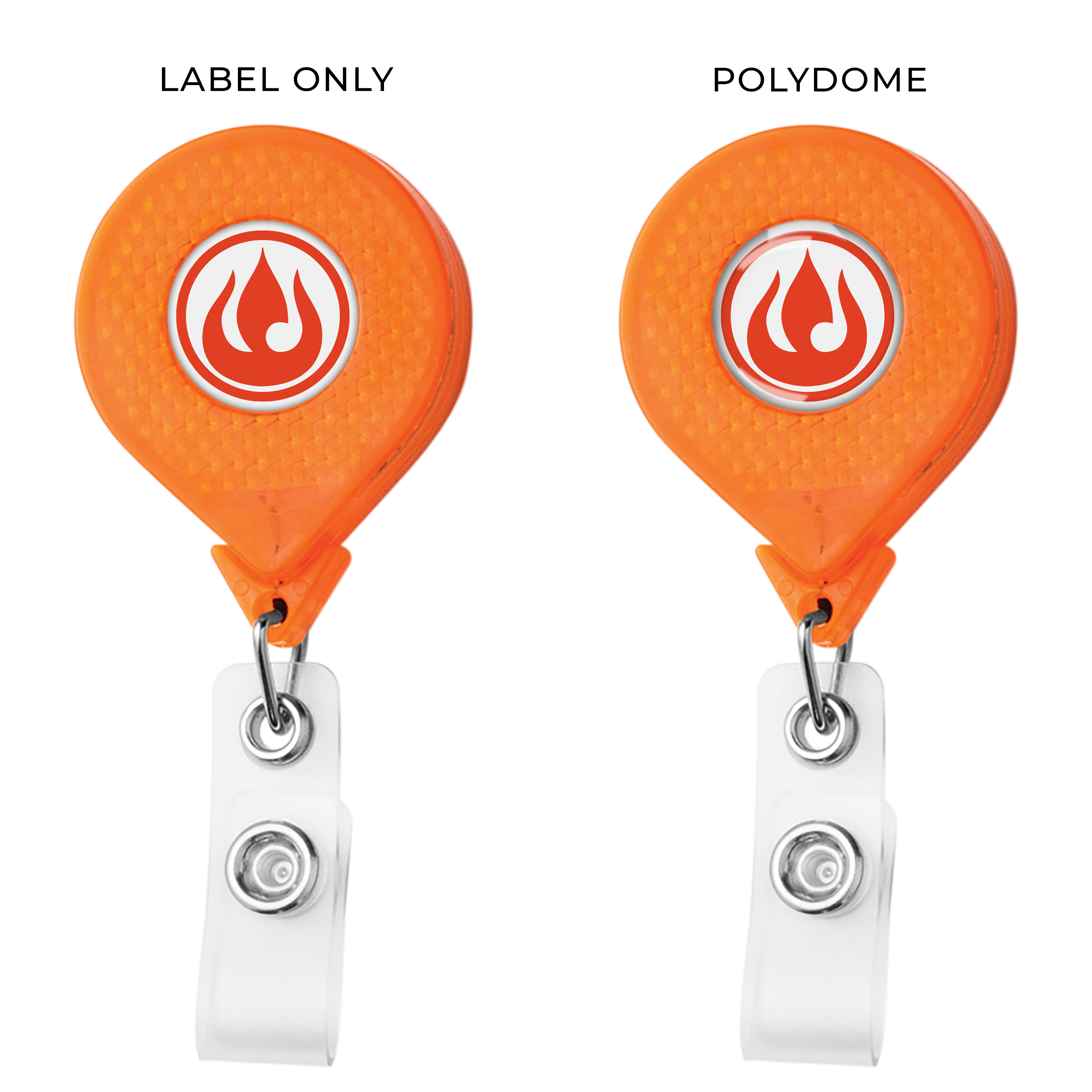 TBH77 | JUMBO Round Reflective Badge Reel