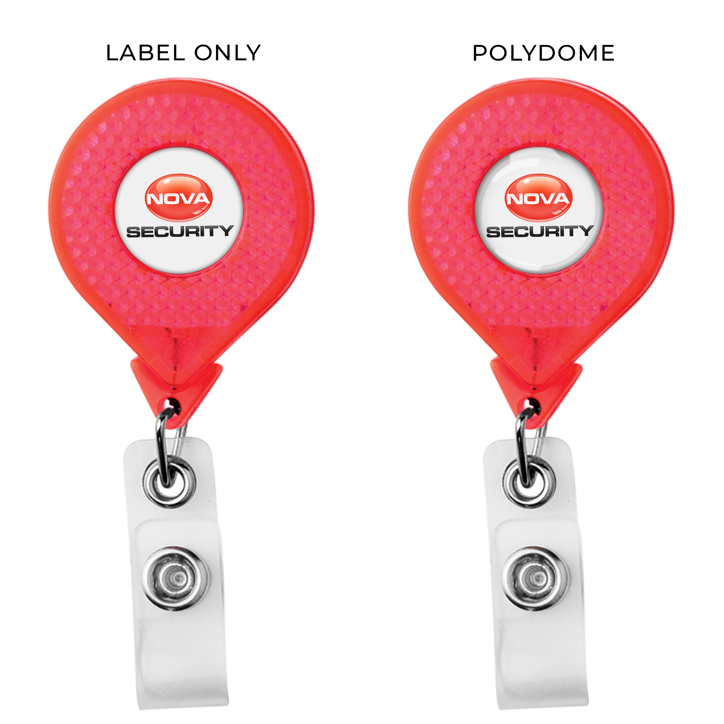 TBH77 | JUMBO Round Reflective Badge Reel