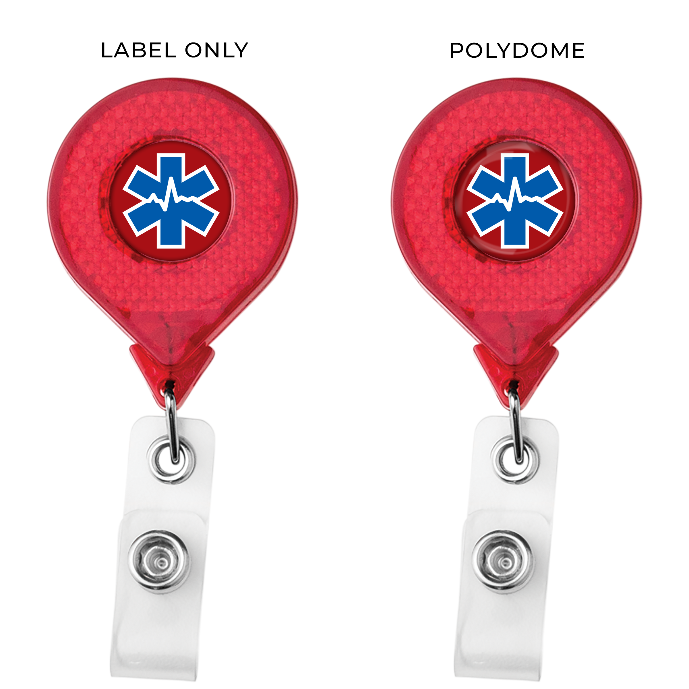 TBH77 | JUMBO Round Reflective Badge Reel