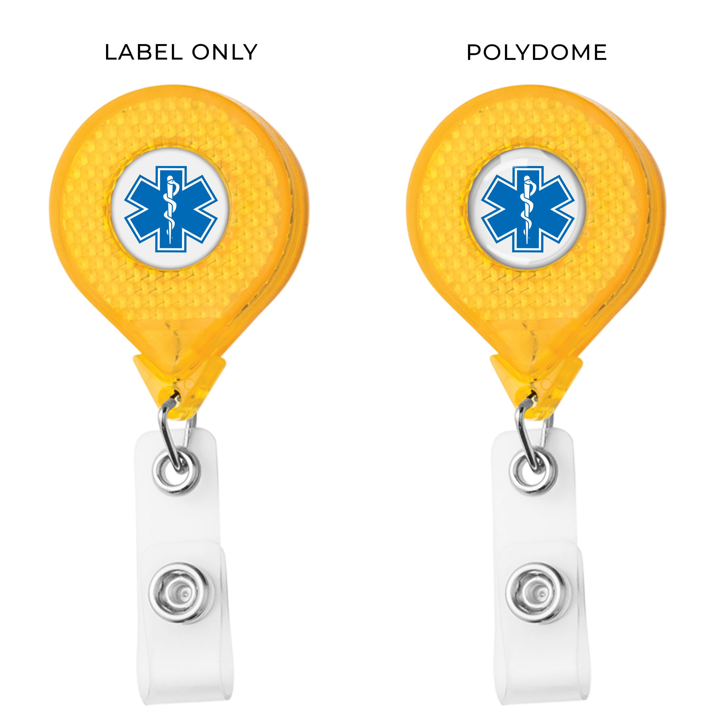 TBH77 | JUMBO Round Reflective Badge Reel