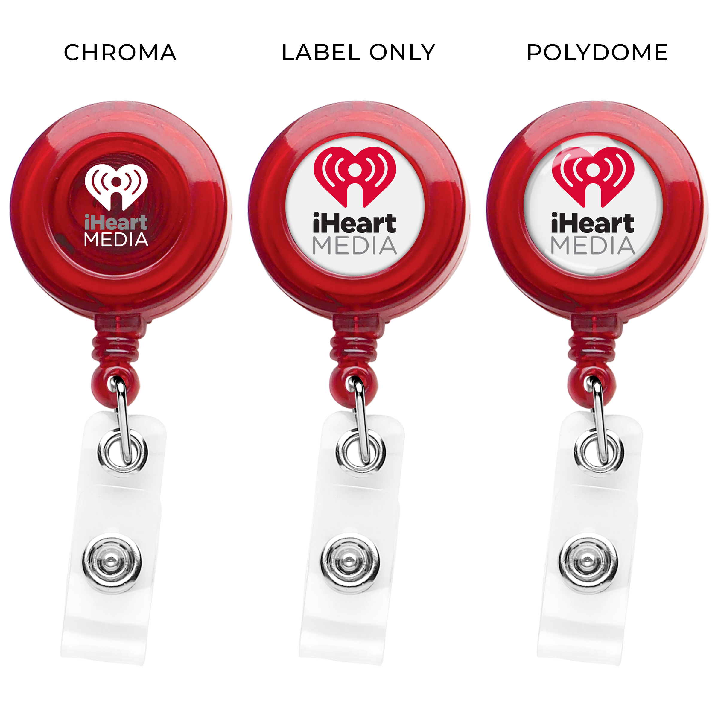 TBH7 | GOOD Translucent Round Badge Reel