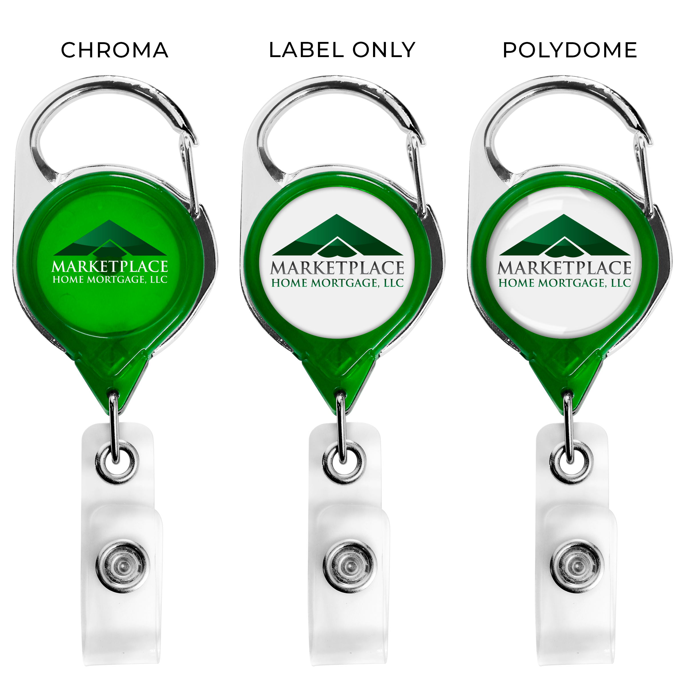 TBH8 | Translucent Carabiner Badge Reel
