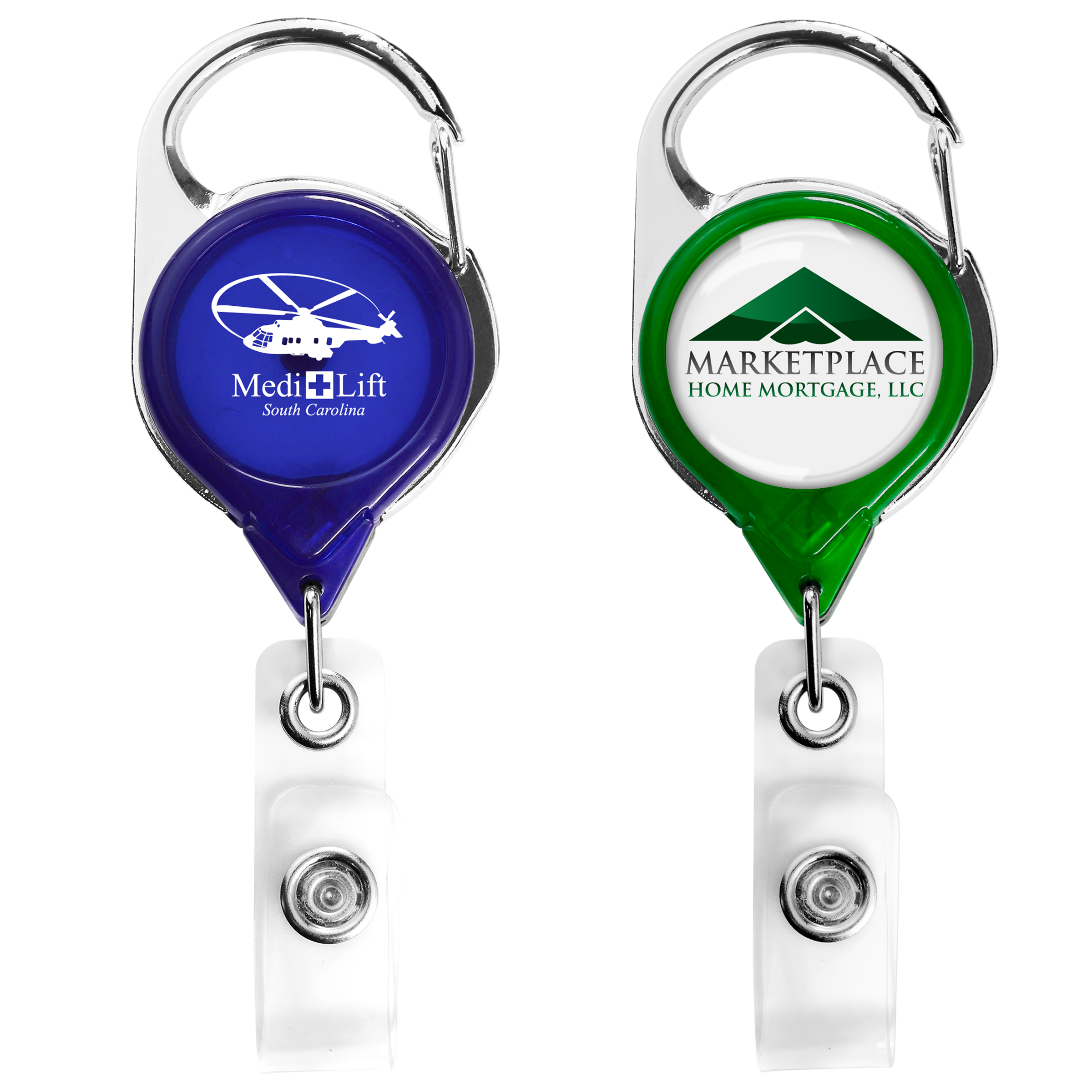 TBH8 | Translucent Carabiner Badge Reel