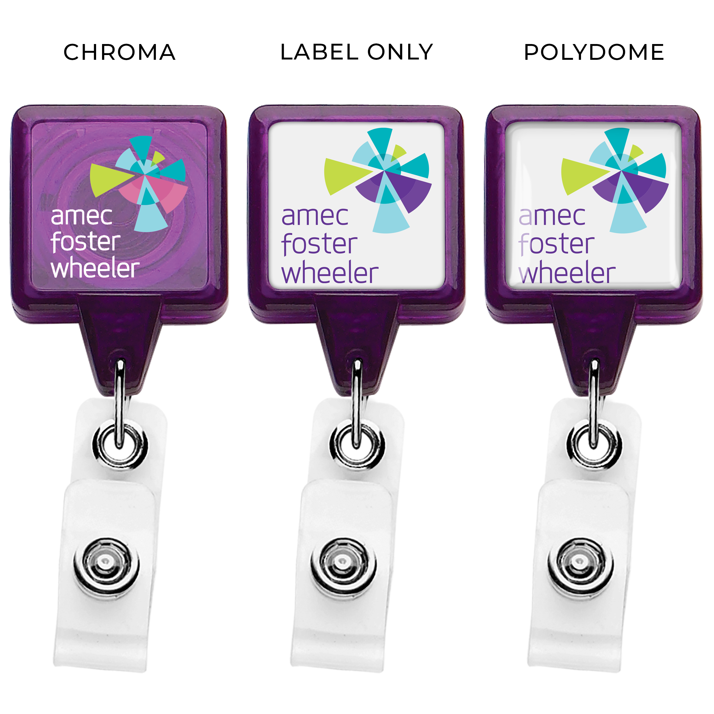 TBHS3 | BEST Translucent Square Badge Reel