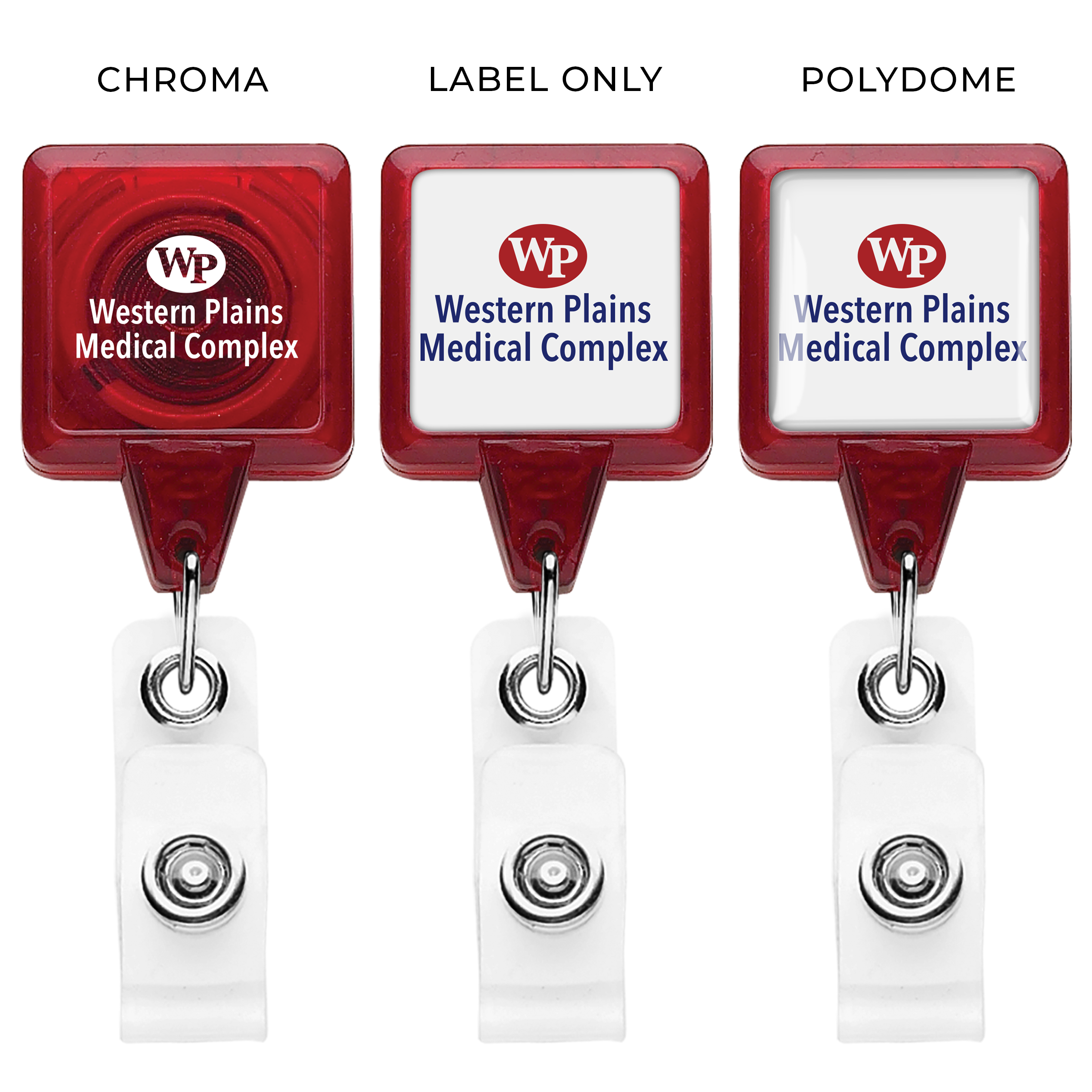 TBHS3 | BEST Translucent Square Badge Reel