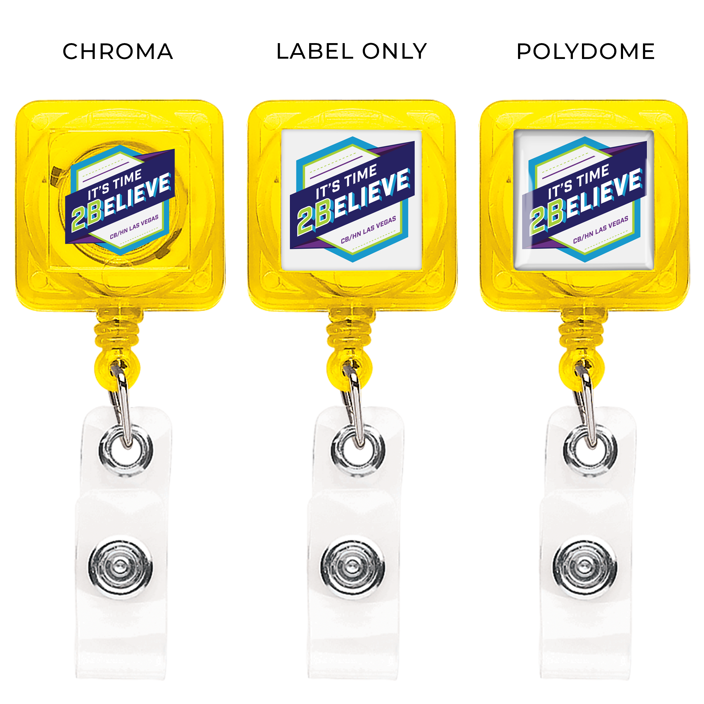 TBHS40 | BETTER Translucent Square Badge Reel