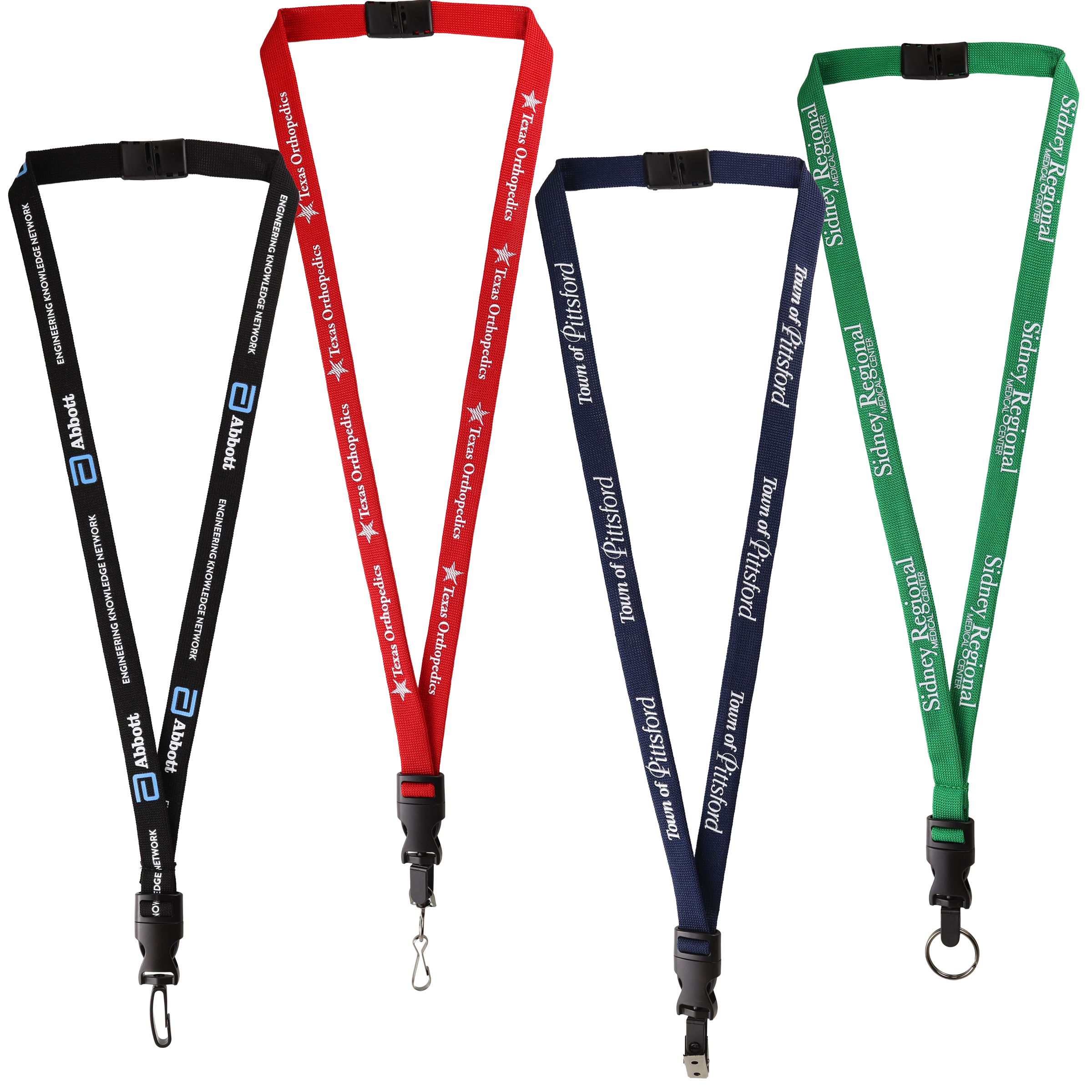 BH0015 | 5/8" OptiWeave Silkscreen Lanyard