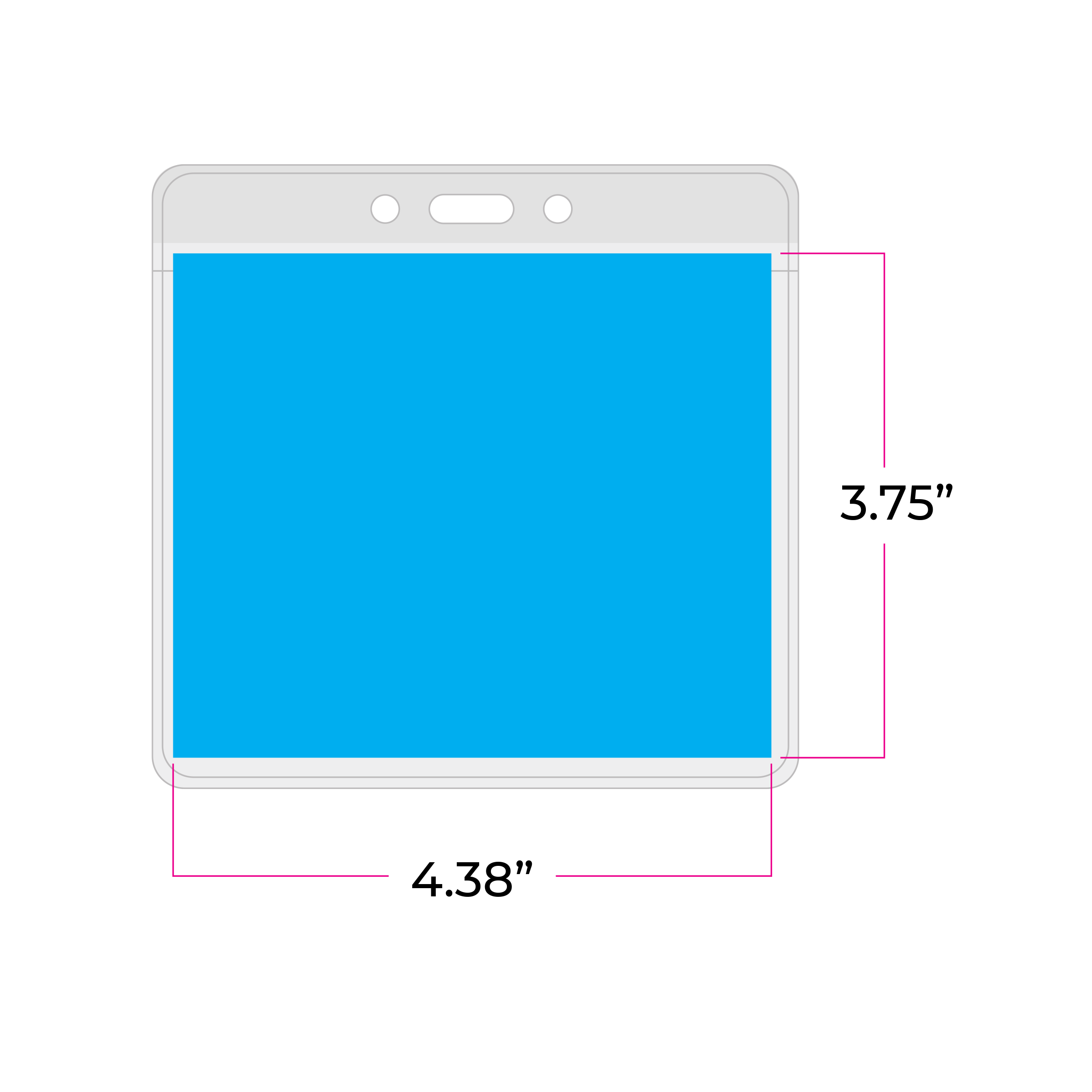 BH1820 | Large Color Top Horizontal Card Holder