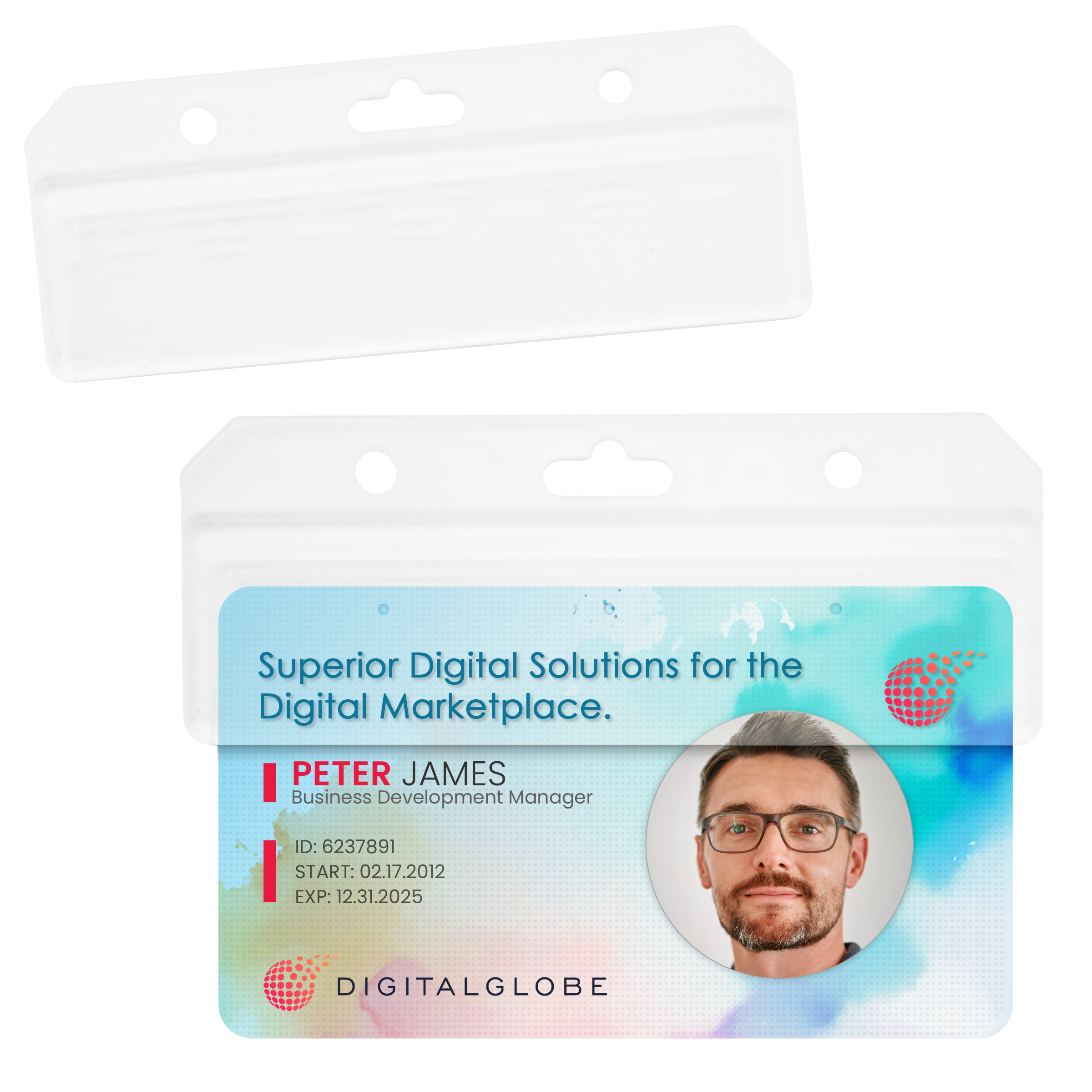 BH8000 | Easy Access Rigid Plastic Card Holder