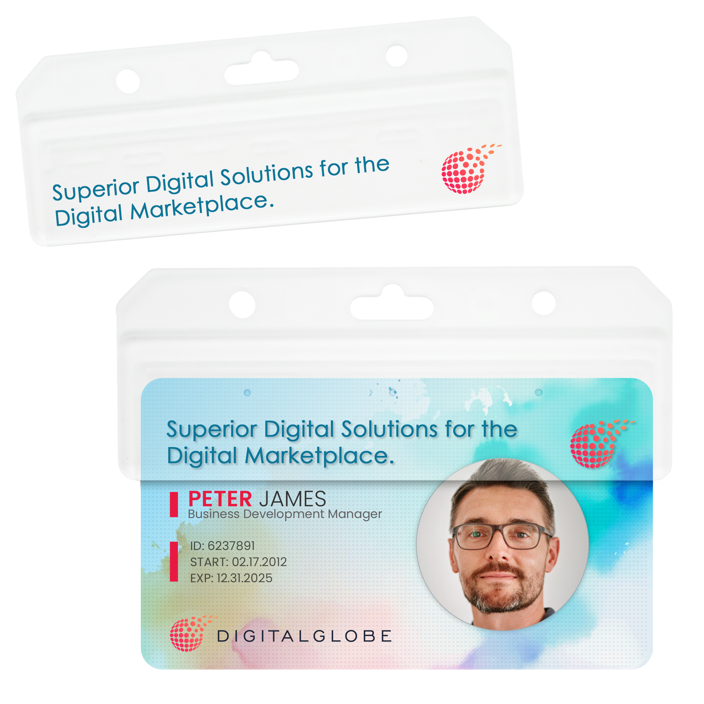 BH8000 | Easy Access Rigid Plastic Card Holder