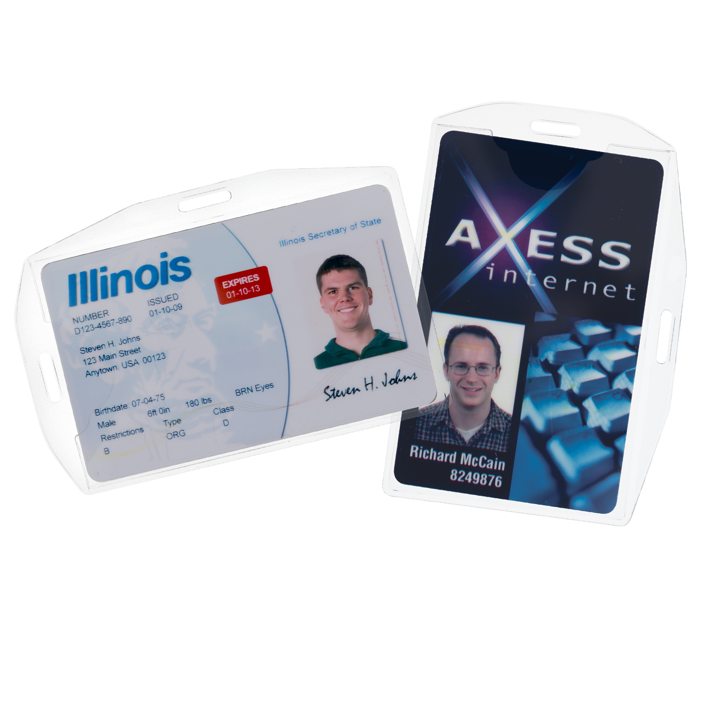NB3 | 2-Position Vinyl Card Holder