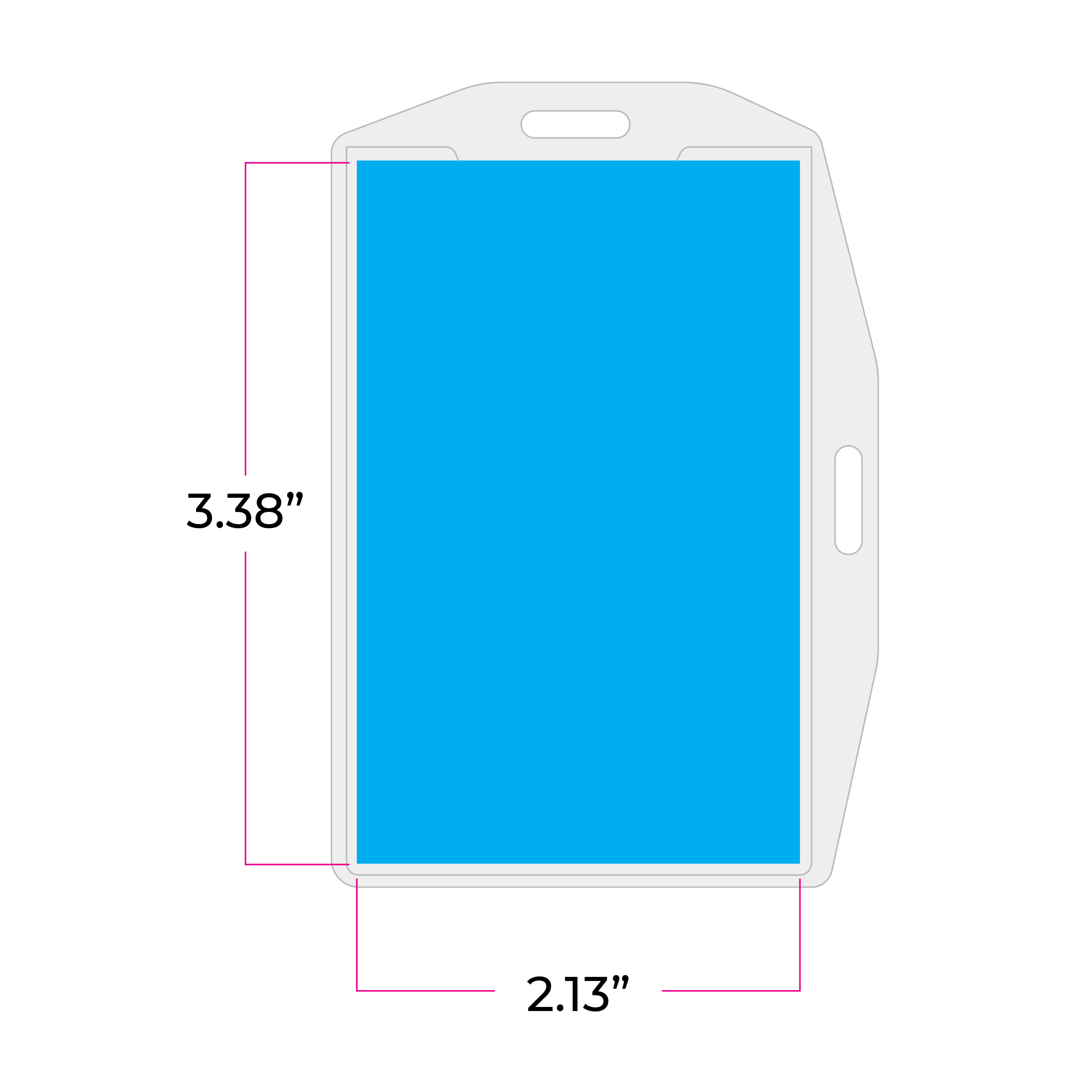 NB3 | 2-Position Vinyl Card Holder