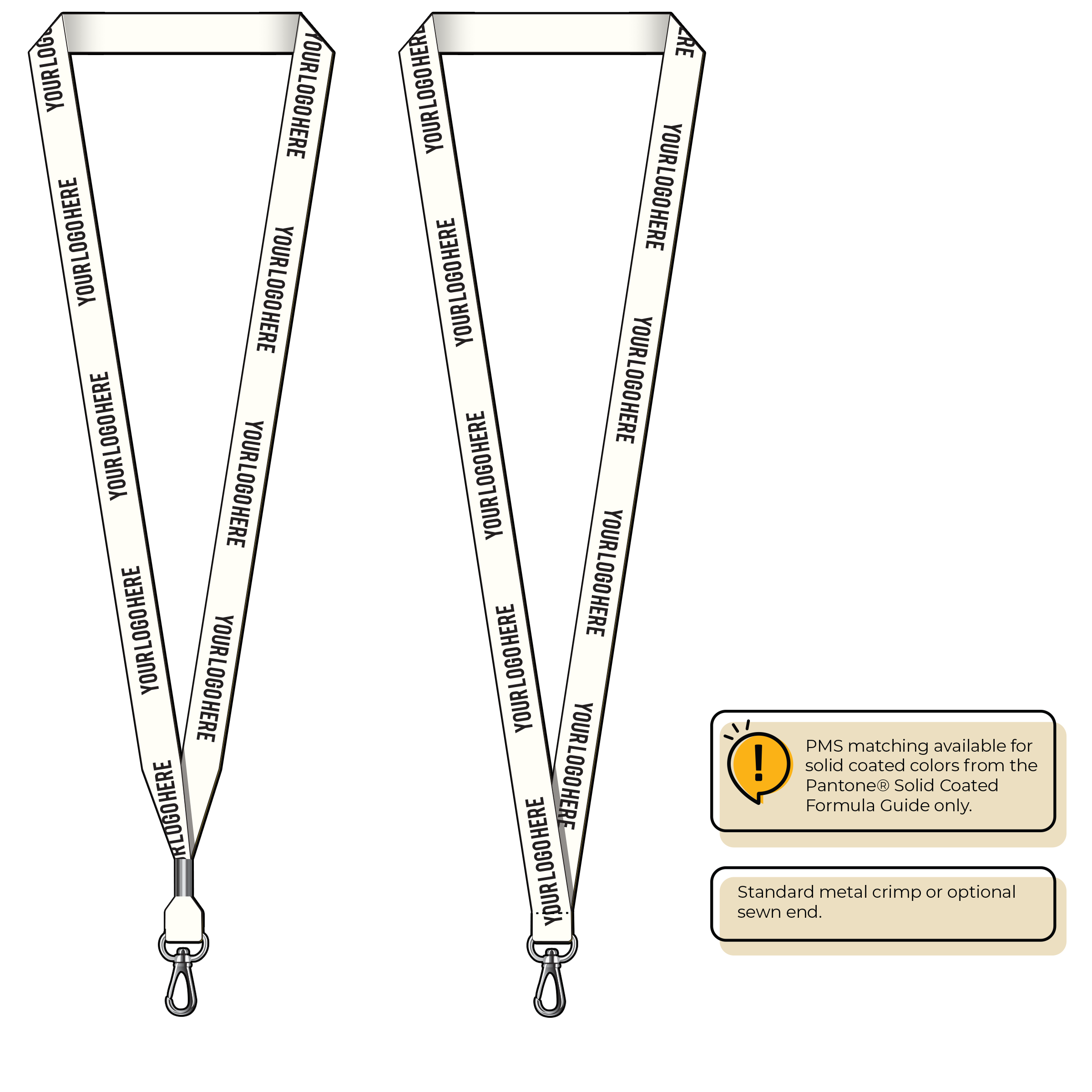 BH2065 | 5/8" P.E.T. Recycled Silkscreen Lanyards