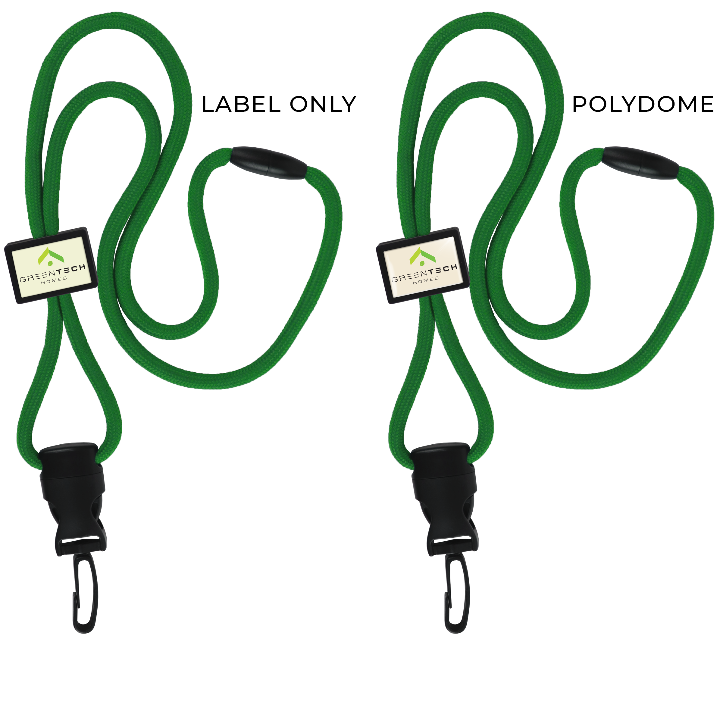 BH018 | Braided Lanyard with Rectangle Slider
