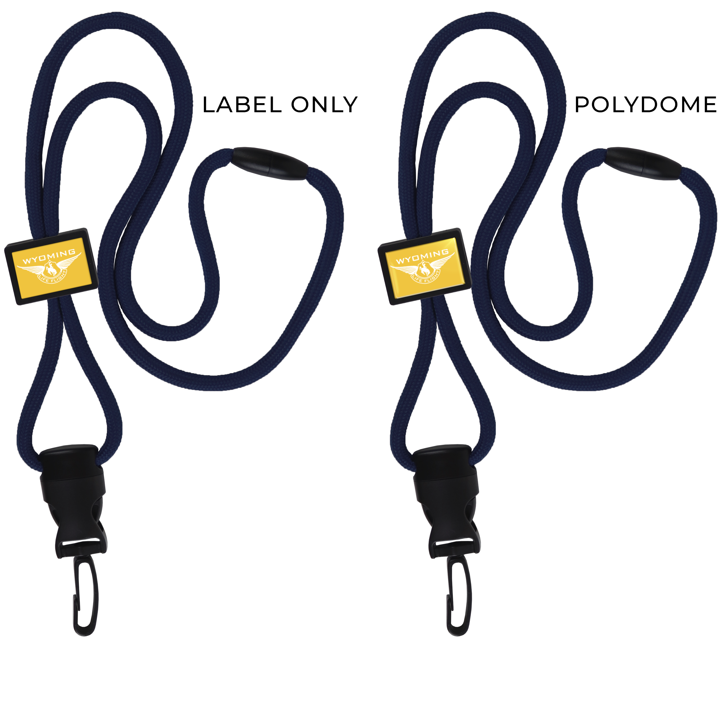BH018 | Braided Lanyard with Rectangle Slider