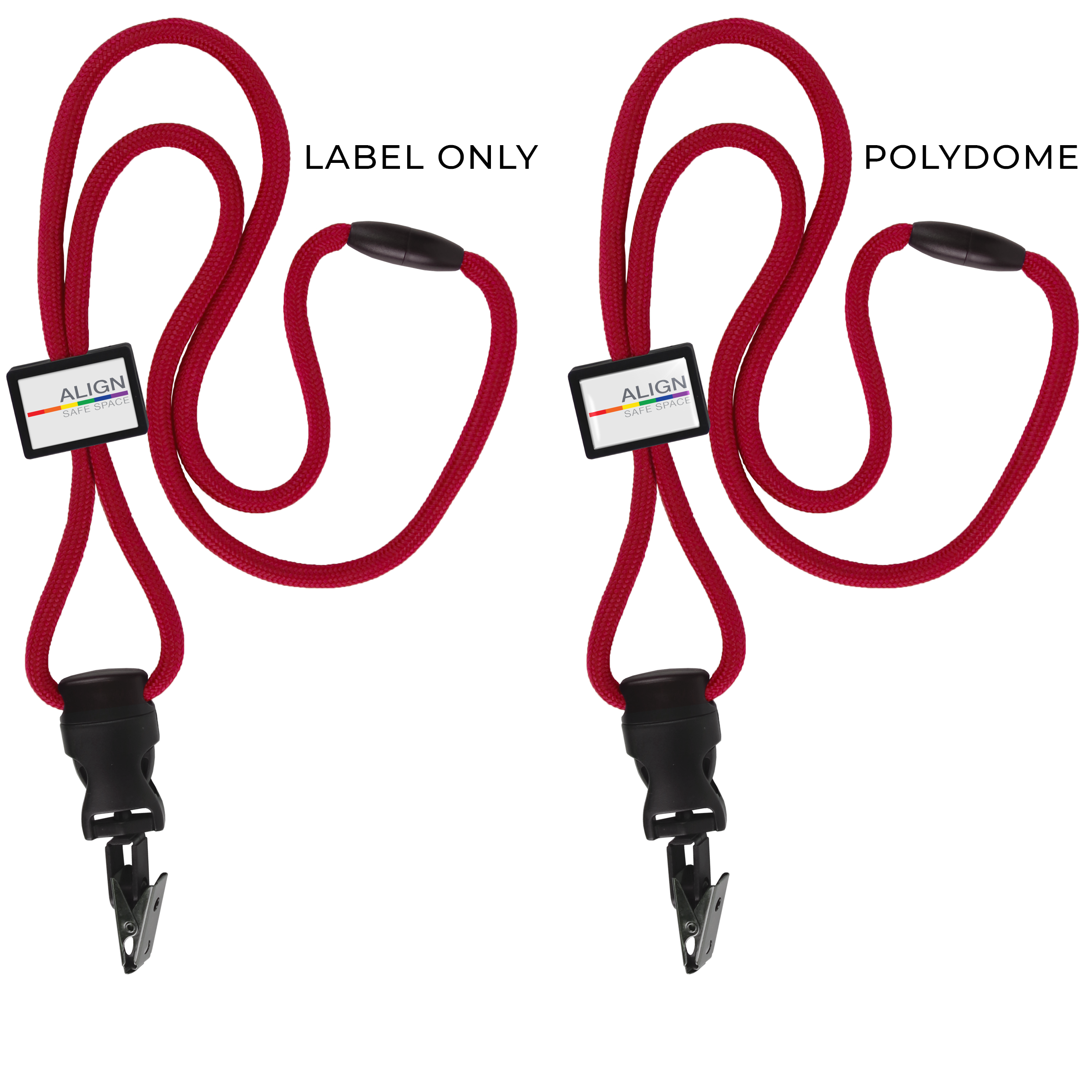 BH018 | Braided Lanyard with Rectangle Slider