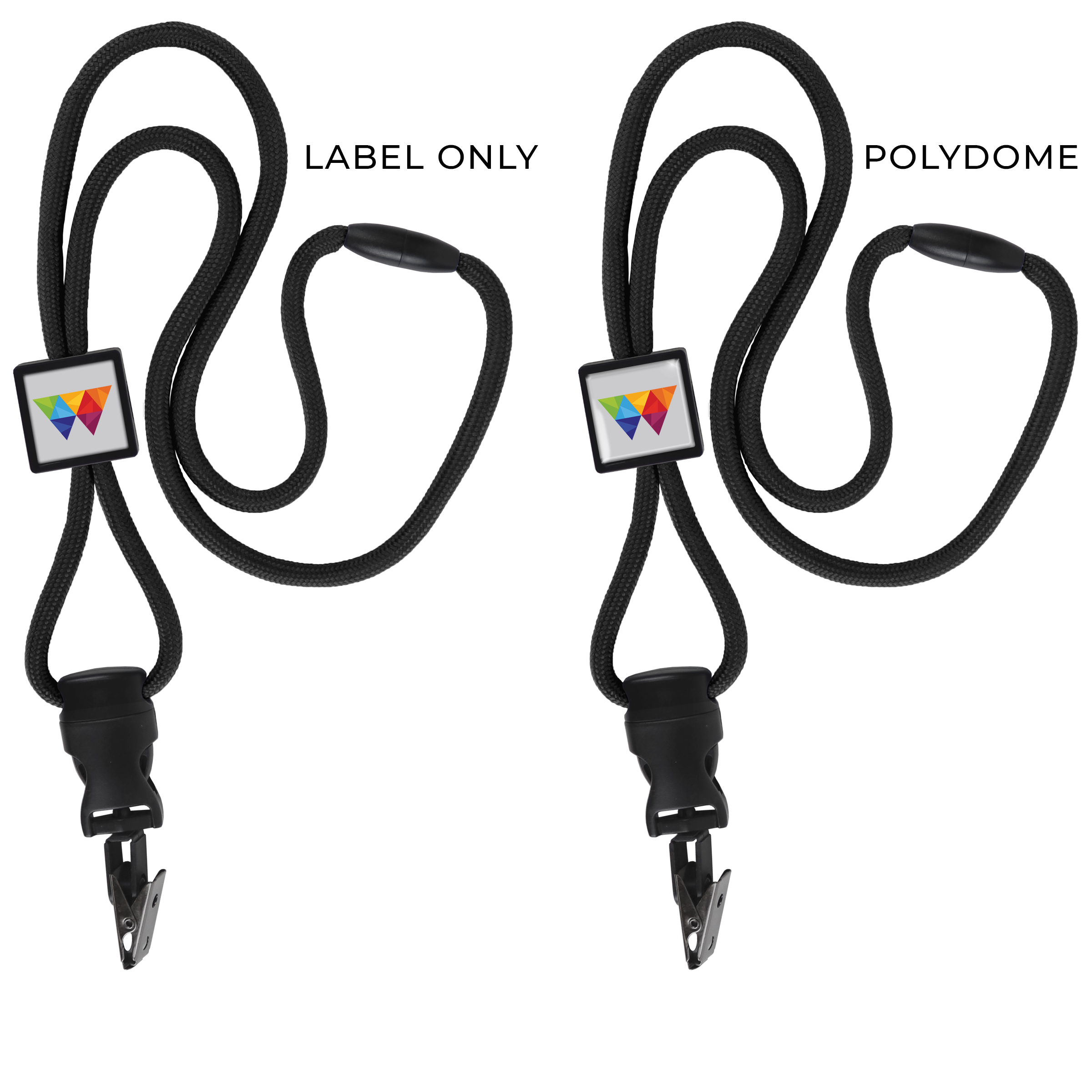 BH055 | Braided Lanyard with Square Slider