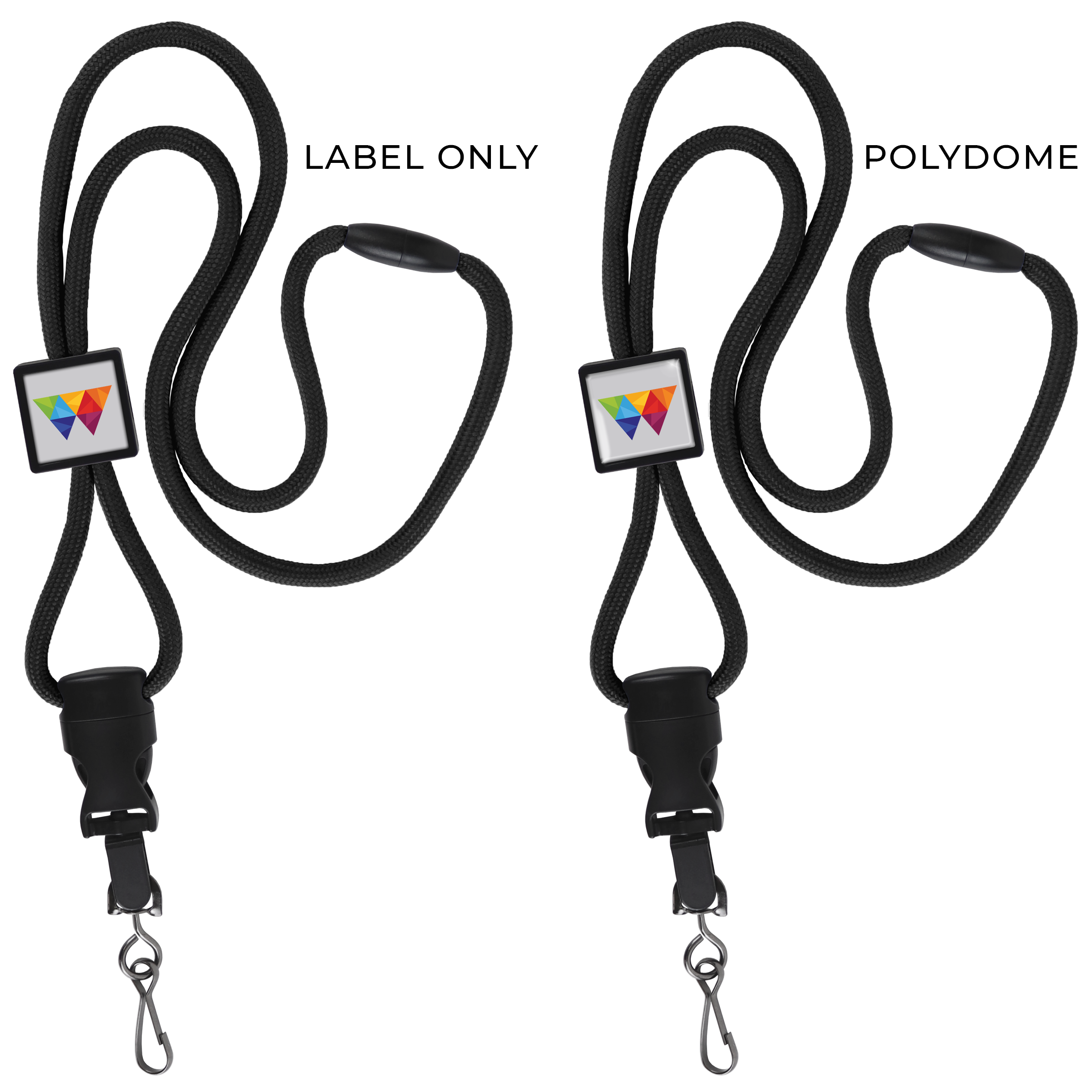 BH055 | Braided Lanyard with Square Slider