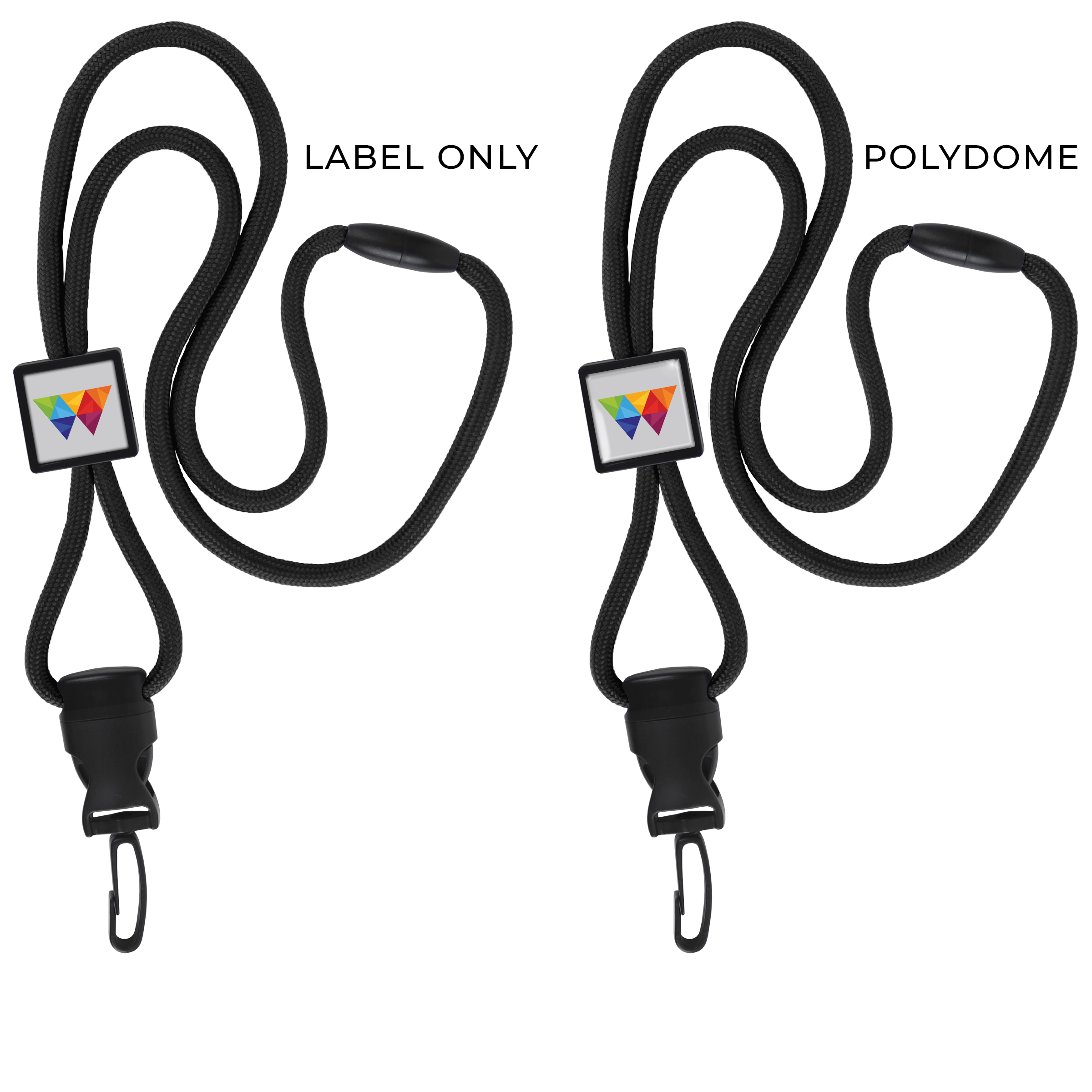 BH055 | Braided Lanyard with Square Slider