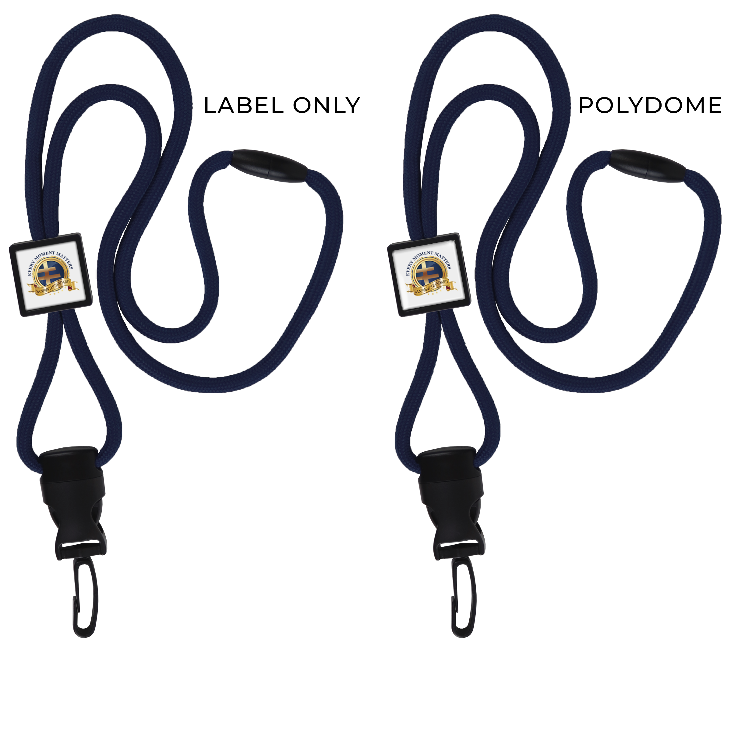 BH055 | Braided Lanyard with Square Slider