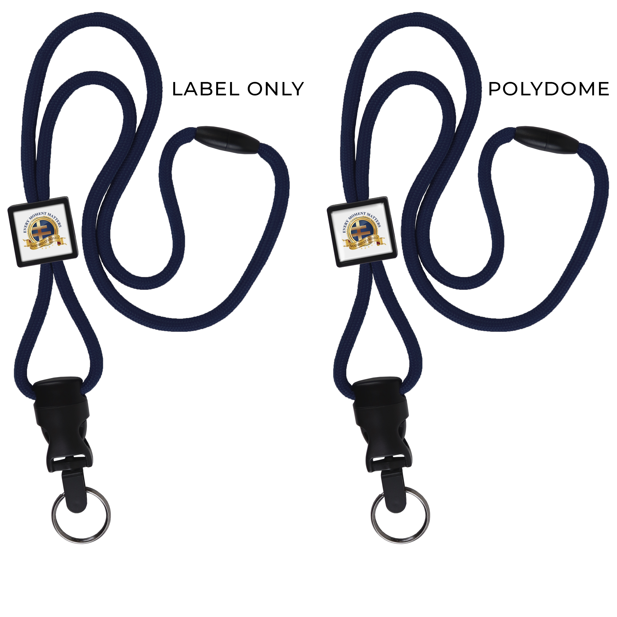 BH055 | Braided Lanyard with Square Slider