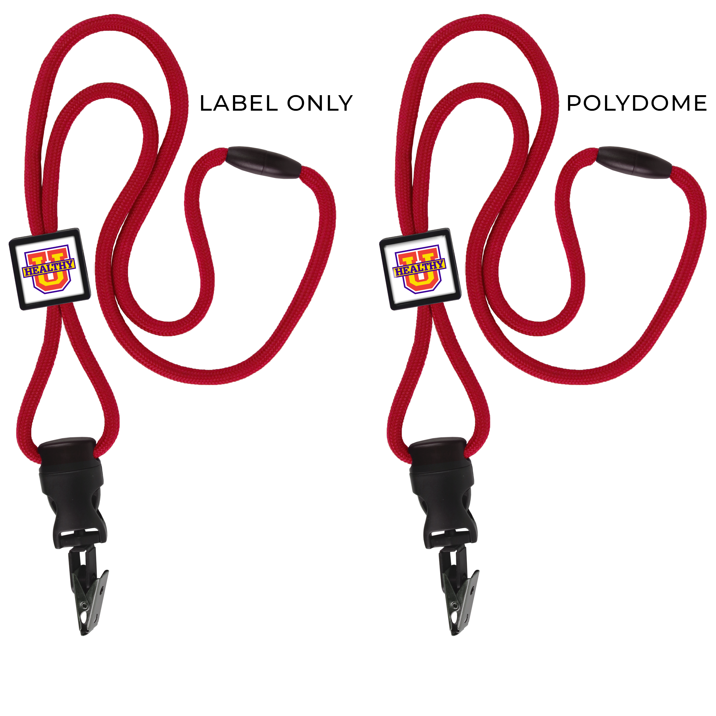 BH055 | Braided Lanyard with Square Slider