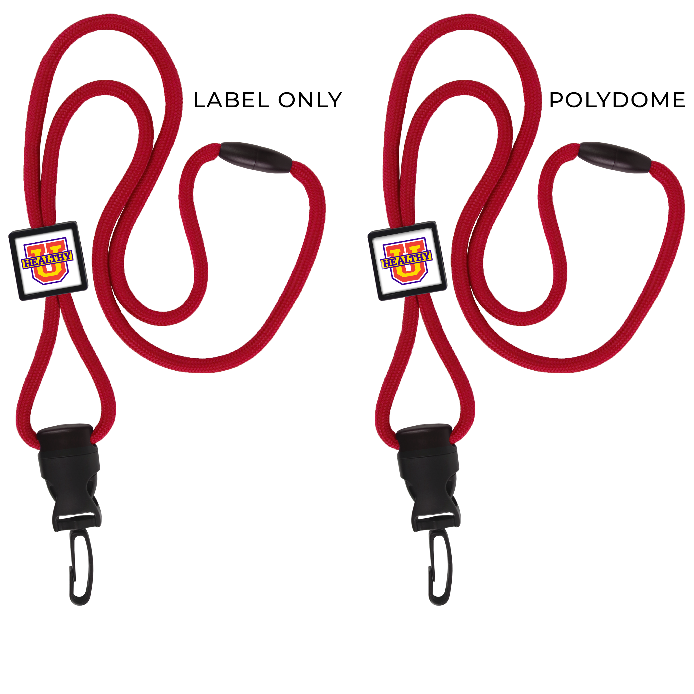 BH055 | Braided Lanyard with Square Slider